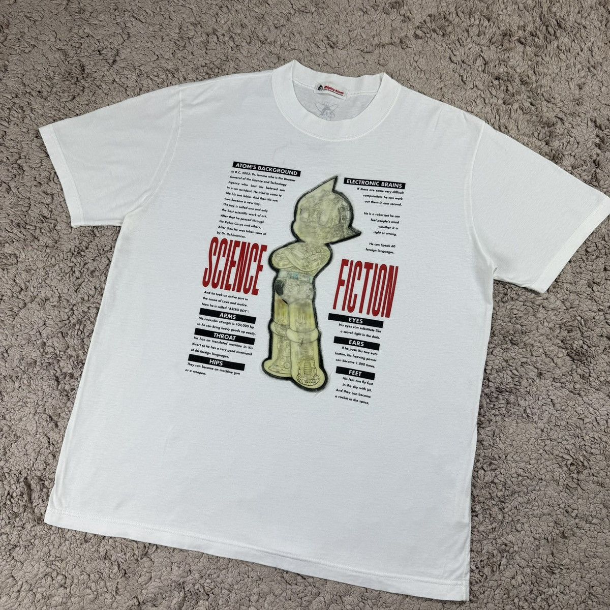 Japanese Brand Vintage Anime Japan Astro Boy 3D Hologram T-shirt Size US L / EU 52-54 / 3 - 4 Thumbnail