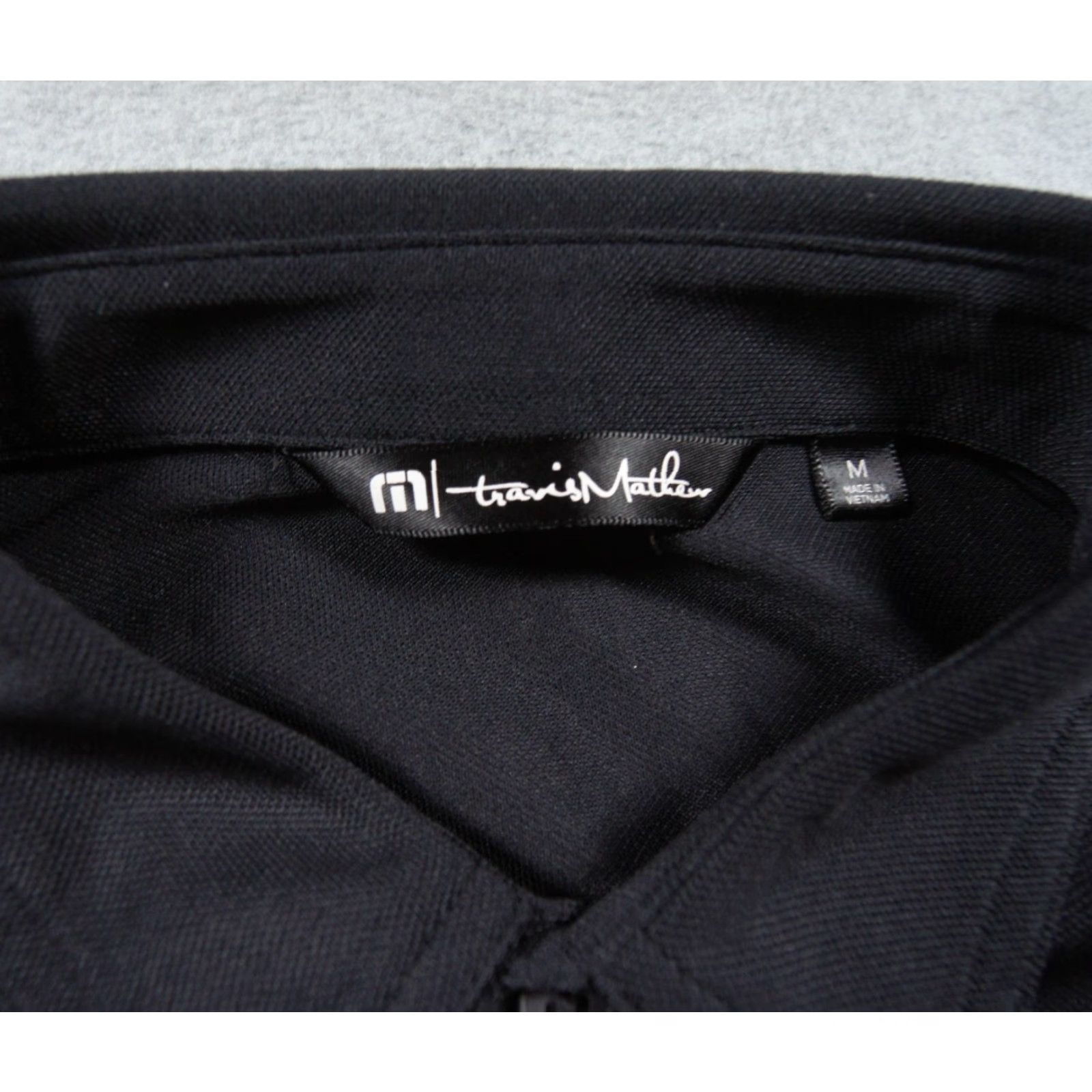 TravisMathew Travis Mathew Shirt Mens Medium Polo Golf Short Sleeve Collared San Juan Oaks Black Polo Shirt Mens Medium Golf Sportswear Size US M / EU 48-50 / 2 - 6 Thumbnail