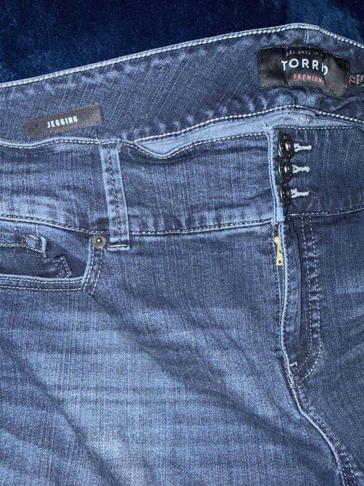 Other Torrid 22 Denim Jegging Size 42" / US 20 - 3 Thumbnail