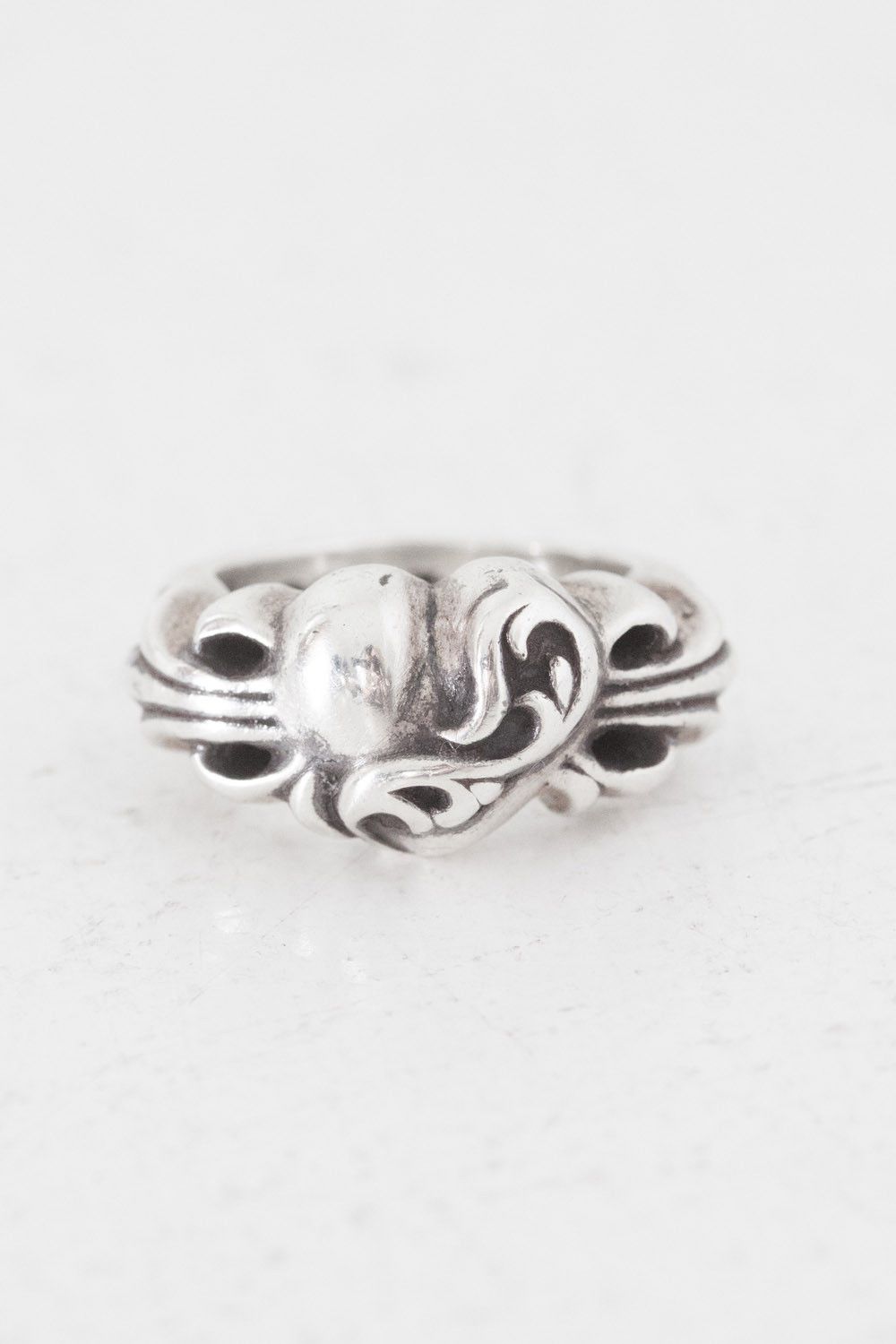 Chrome Hearts Chrome Hearts Floral Heart ring US 6 Size ONE SIZE - 1 Thumbnail