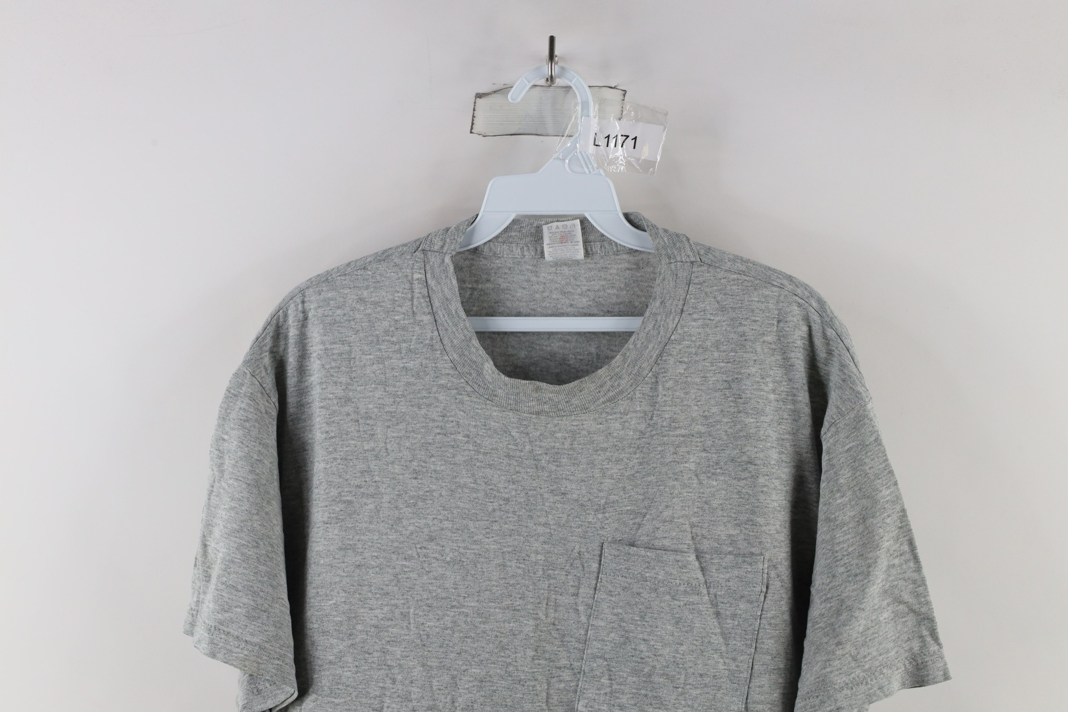 Vintage Vintage 90s Streetwear Short Sleeve T-Shirt Heather Gray Size US L / EU 52-54 / 3 - 2 Thumbnail