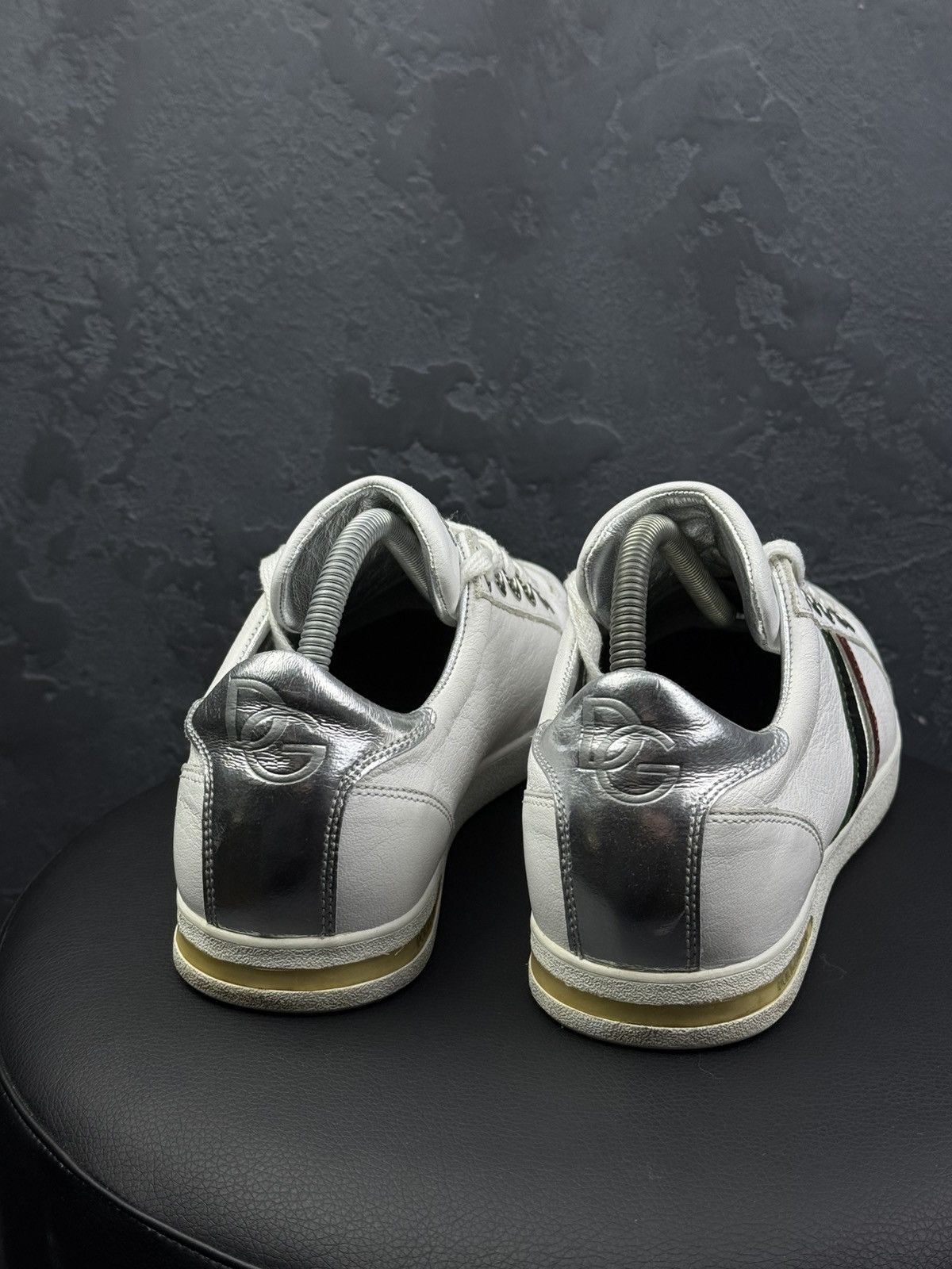 Dolce & Gabbana Dolce & Gabbana Men Leather Low-Top Sneakers Size US 7.5 / EU 40-41 - 11 Thumbnail