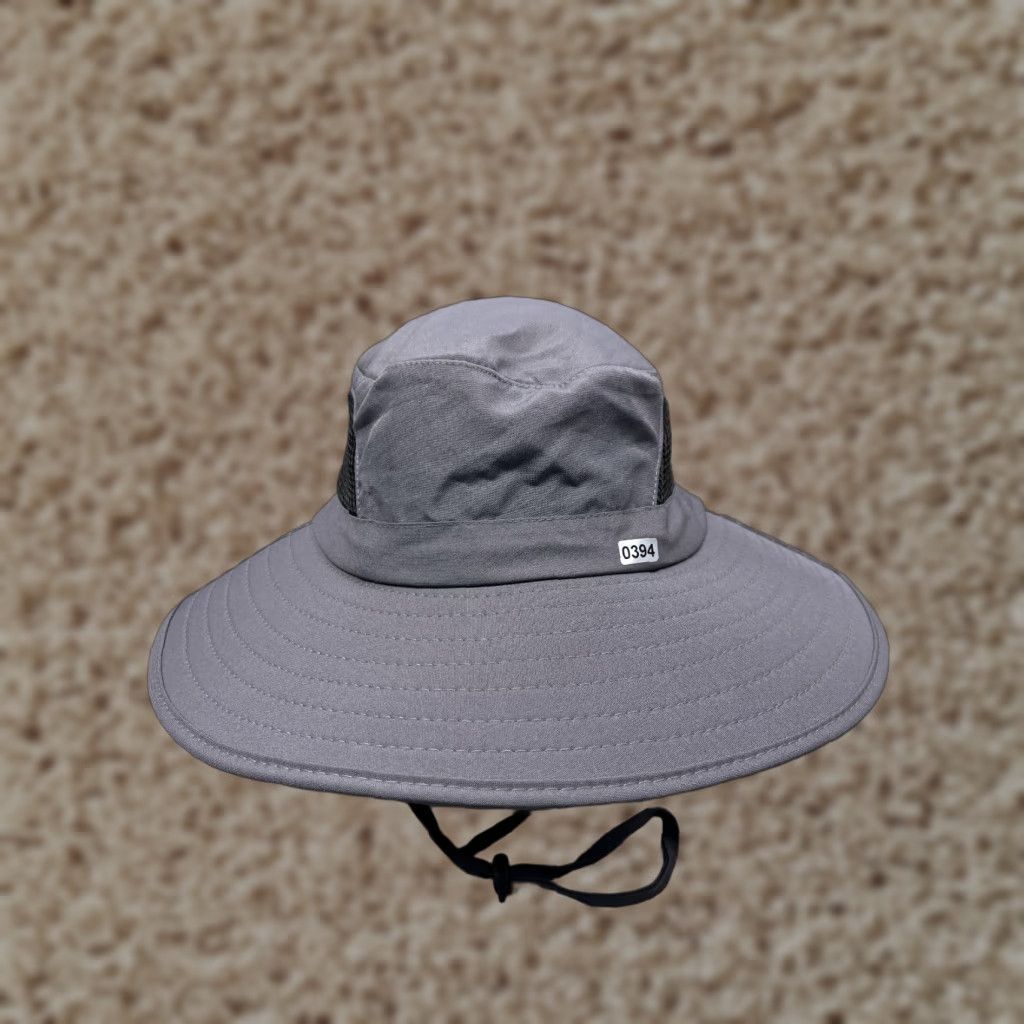 Vintage Einskey Sun Bucket Hat Adult One Size Gray Knit 100% Polyester Camp Outdoors Size ONE SIZE - 1 Thumbnail