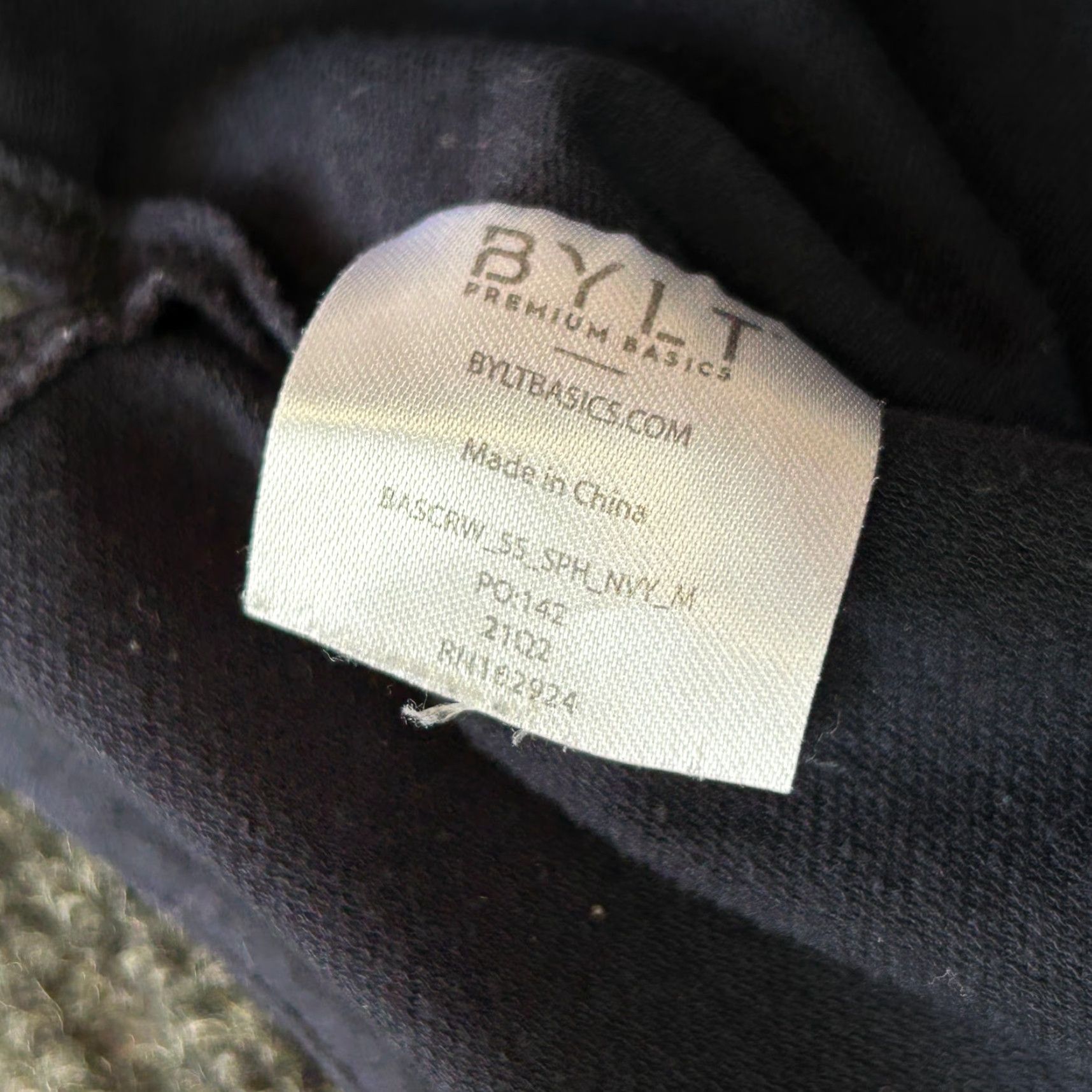 Vintage BYLT T Shirt Basic Crew Navy Blue Mens M Short Sleeve Crew Neck Logo Knit Cotton Blend T-Shirt All Seasons Casual Athletic Streetwear Sportswear Size US M / EU 48-50 / 2 - 7 Thumbnail