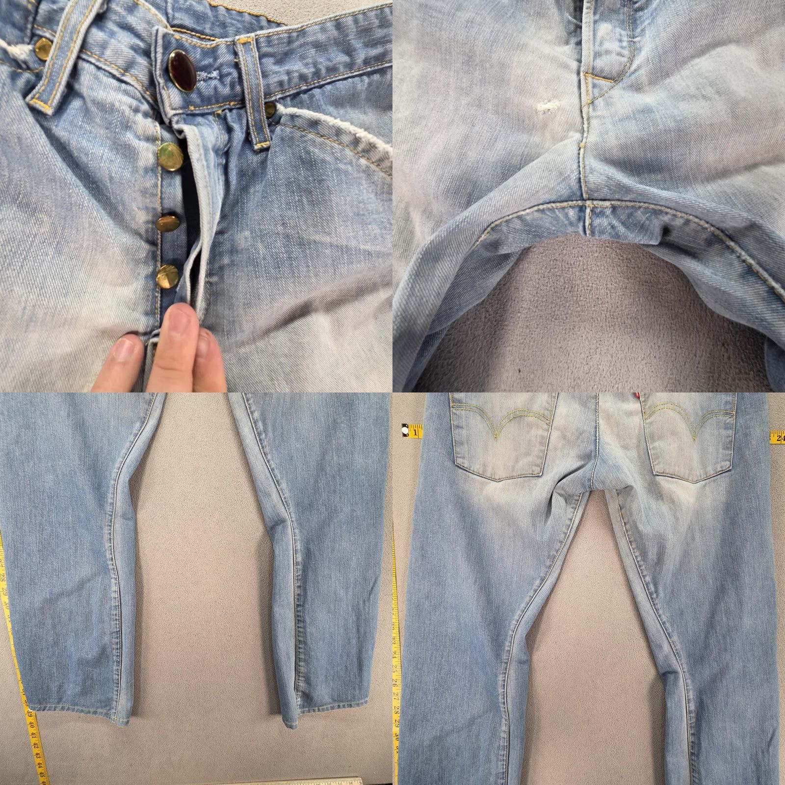 Levi's Levi'S VTG Engineered Jeans - Men Blue Light Wash Fit 30 Size US 30 / EU 46 - 9 Thumbnail