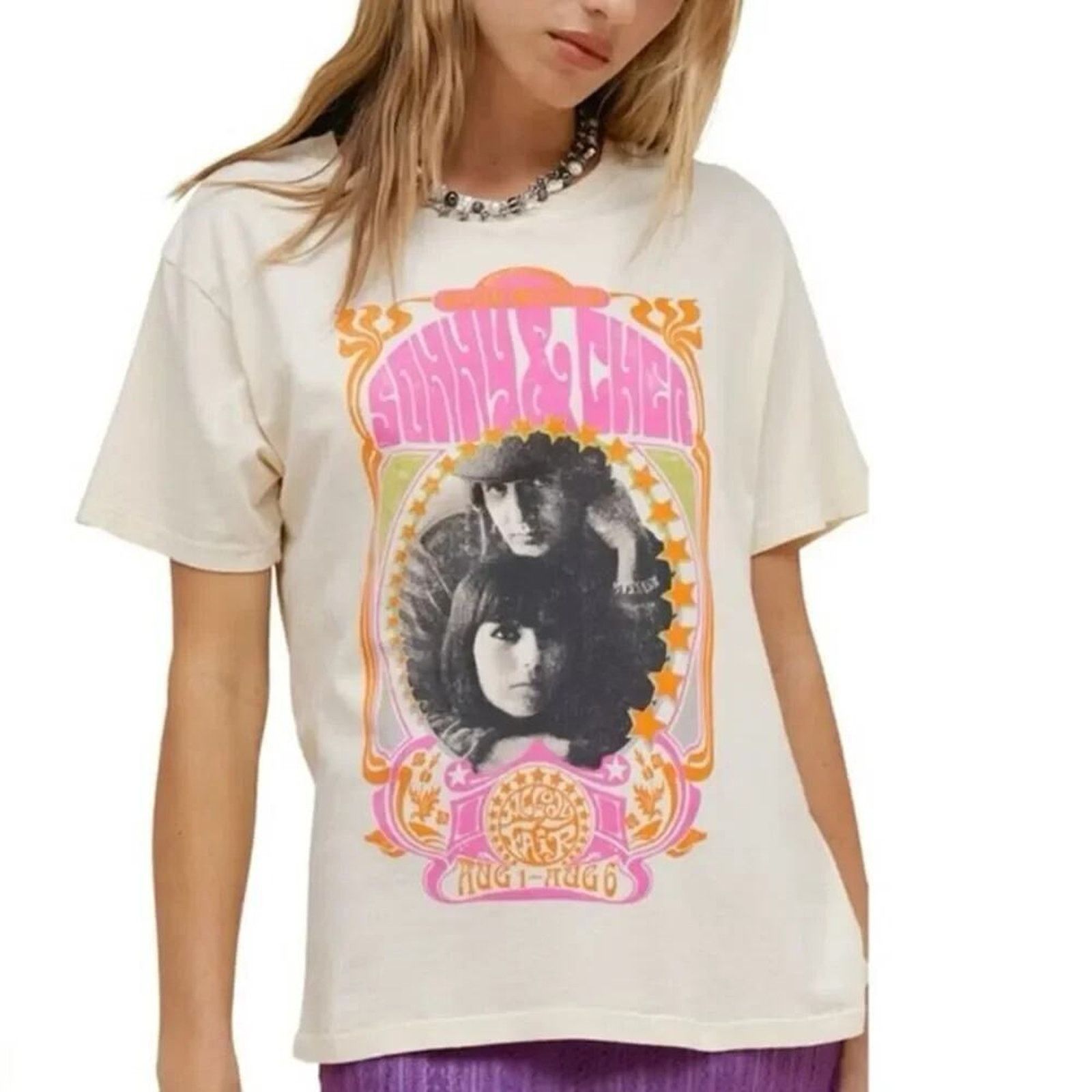 Daydreamer DAYDREAMER Sonny & Cher Melody Fair Boyfriend Tee Size M New Size M / US 6-8 / IT 42-44 - 1 Thumbnail