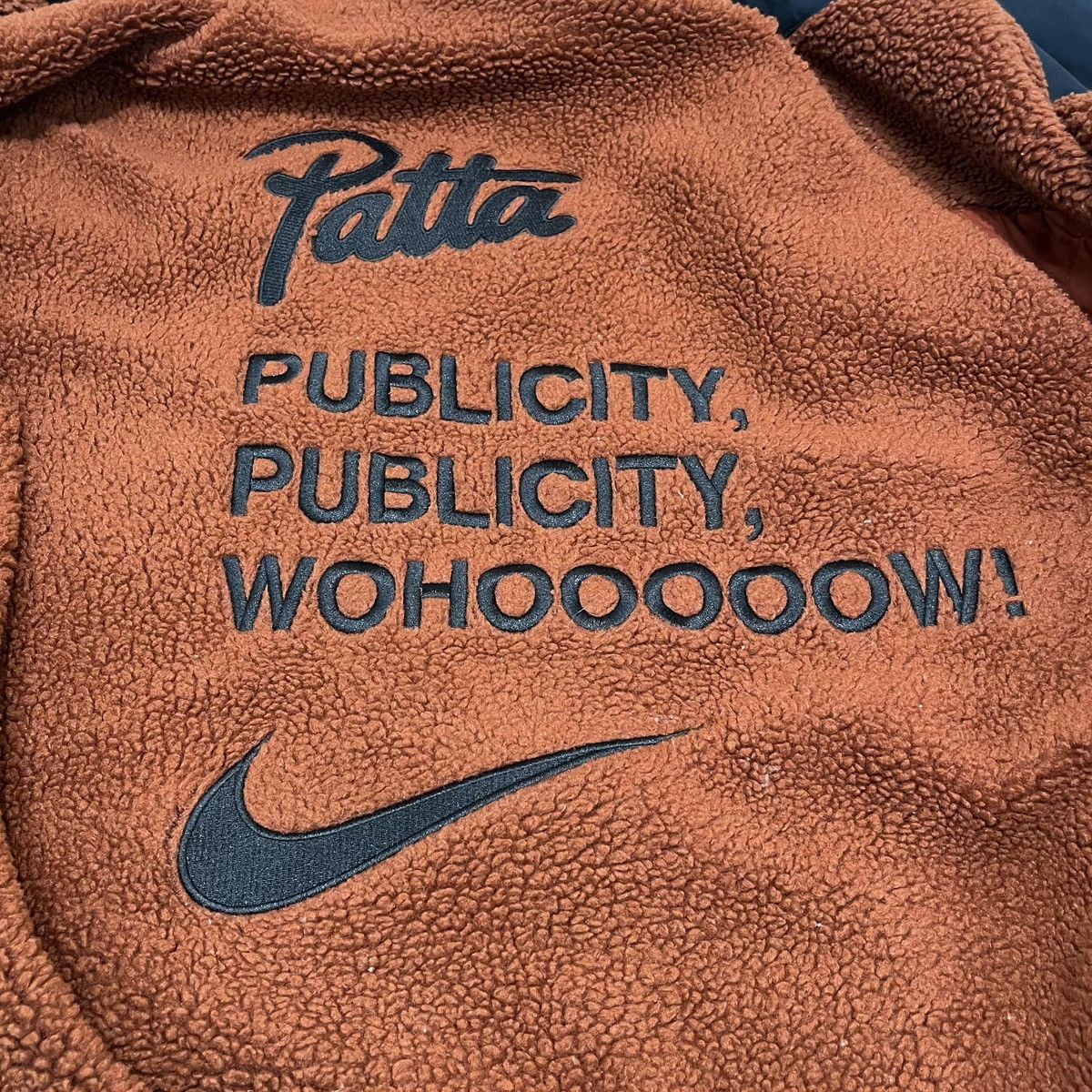Nike × Patta Nike NSW Patta Coaches Jacket Dark Obsidian Size US M / EU 48-50 / 2 - 3 Thumbnail