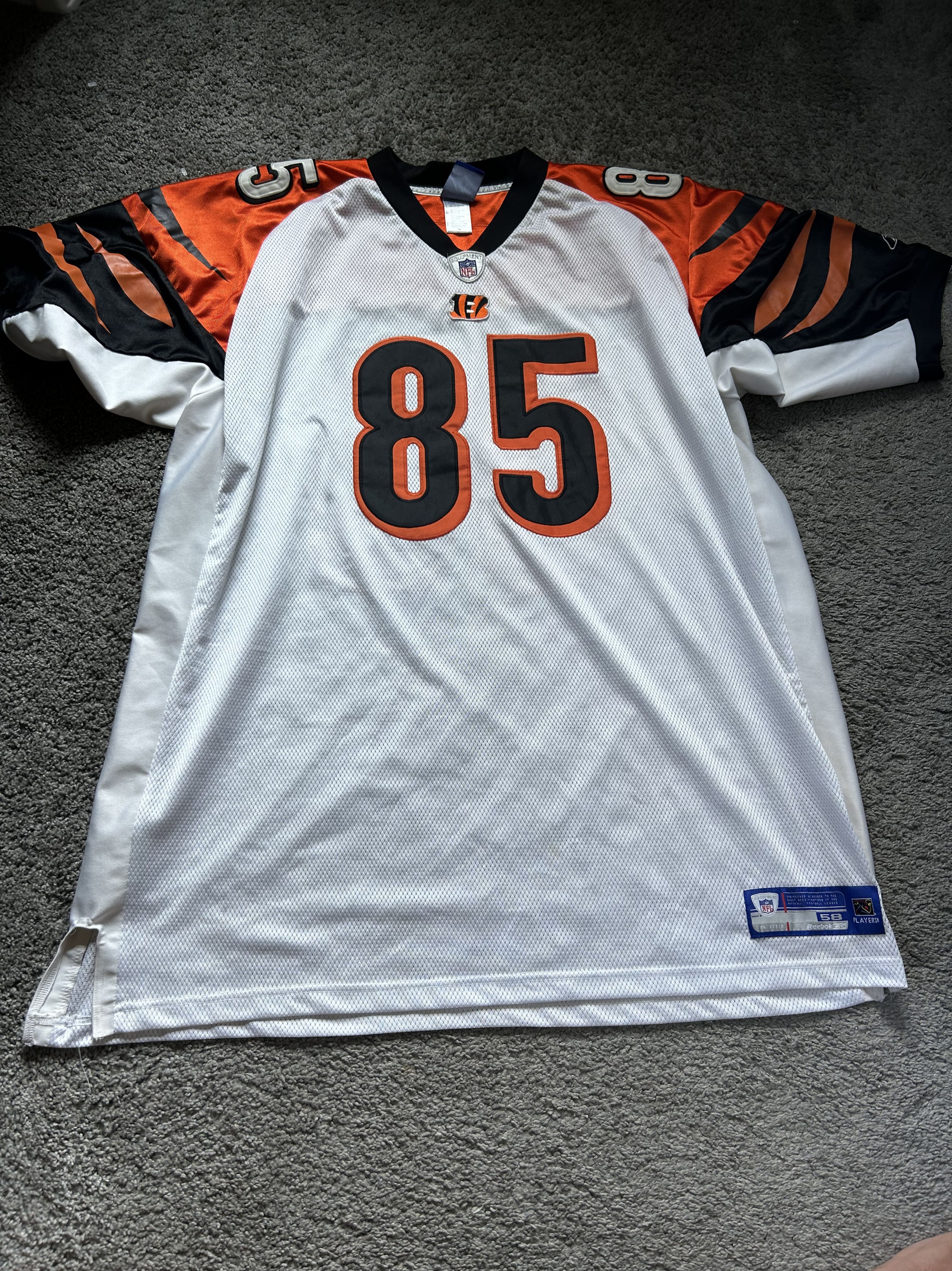NFL Authentic Chad Johnson Cincinnati Bengals Jersey 58 Size US XXL / EU 58 / 5 - 1 Thumbnail