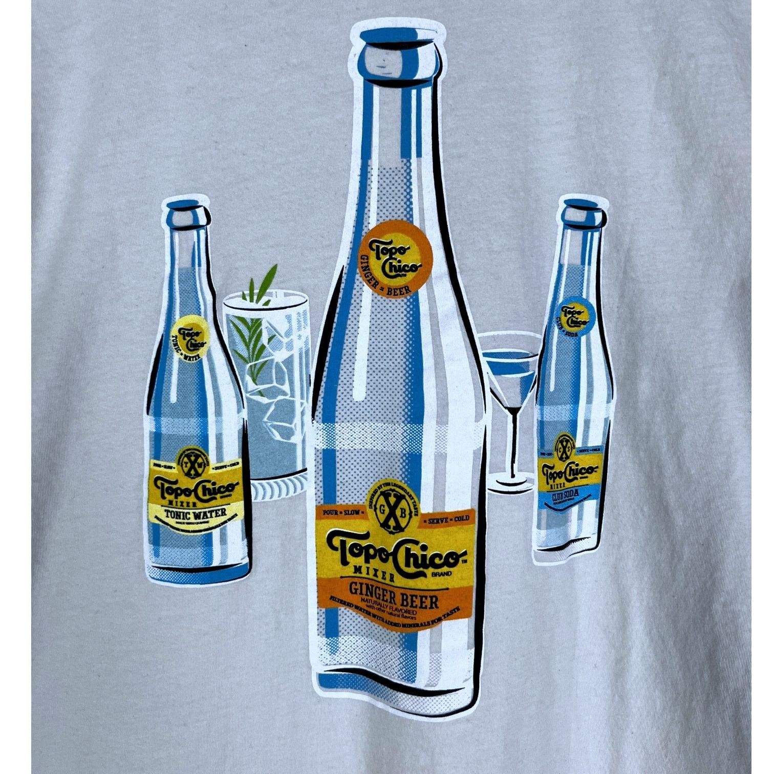 Canvas Topo Chico Mixer Mixers Promo T-Shirt - Size Large Size US L / EU 52-54 / 3 - 6 Thumbnail