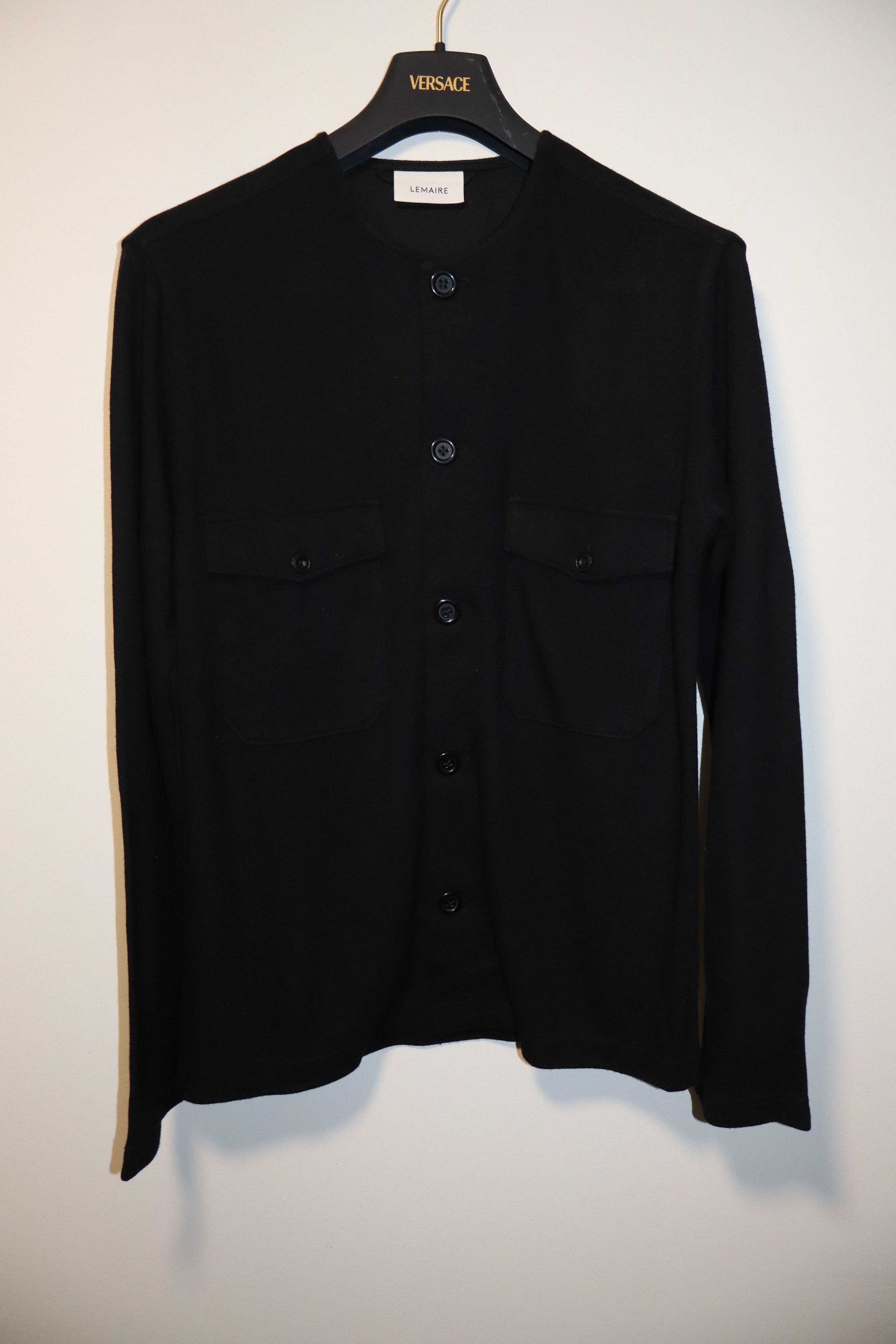 Pre-owned Lemaire Wool Lightweight Jacket In Black