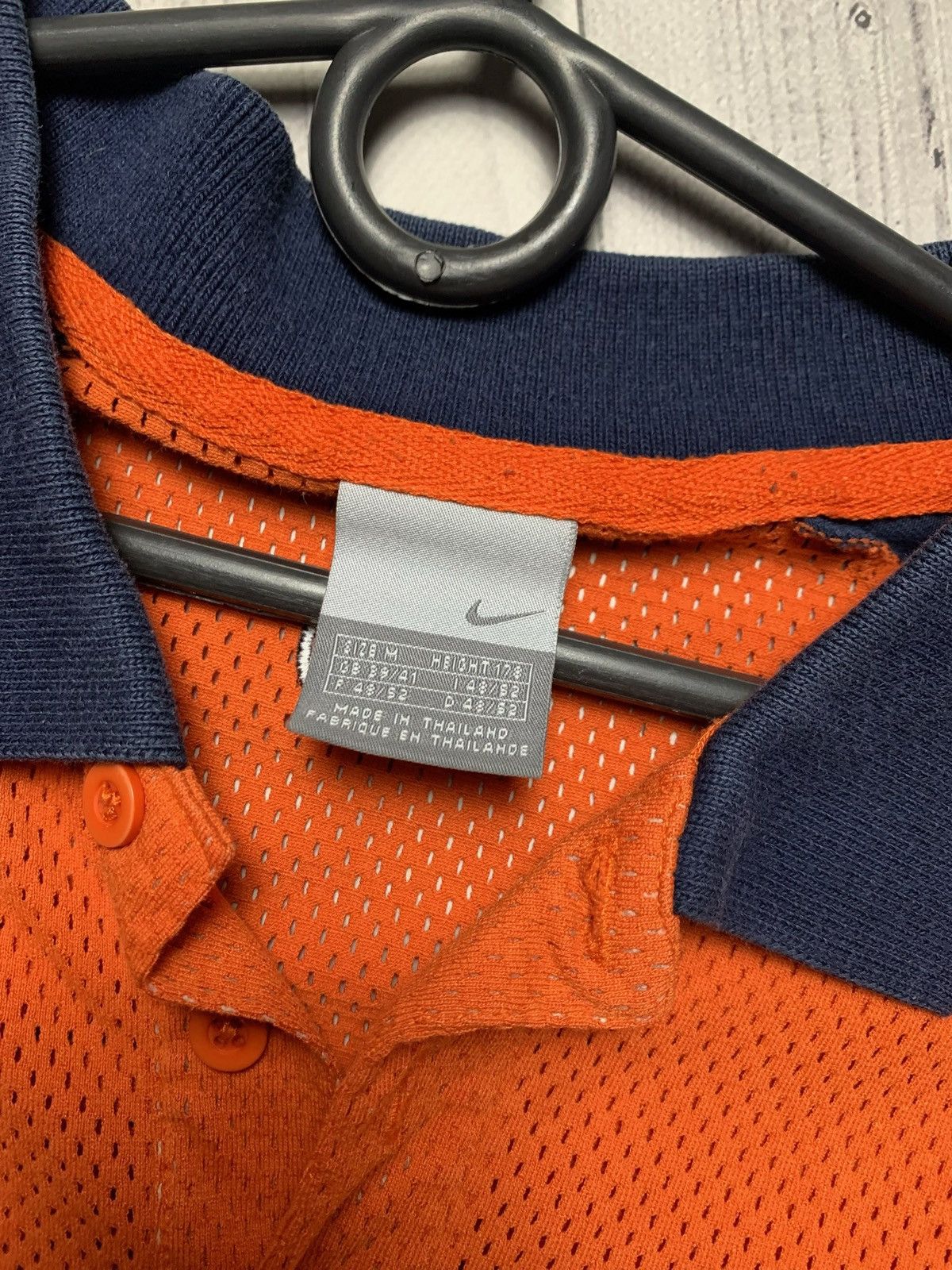 Nike × Vintage Vintage Nike orange polo size M Size US M / EU 48-50 / 2 - 3 Thumbnail