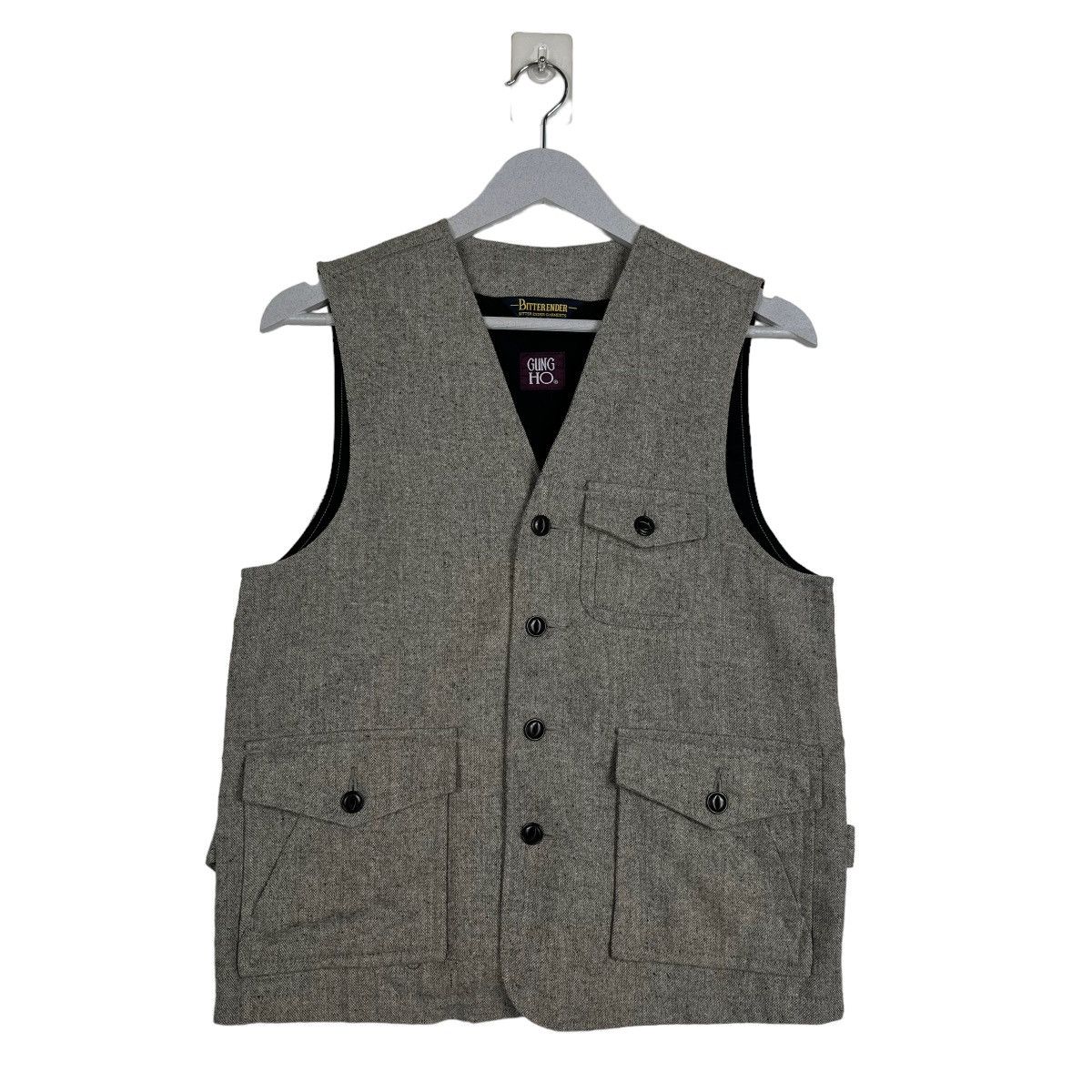 Japanese Brand 🔥 BITTER ENDER x GUNG HO GARMENT VEST TANK TOP Size US M / EU 48-50 / 2 - 2 Thumbnail