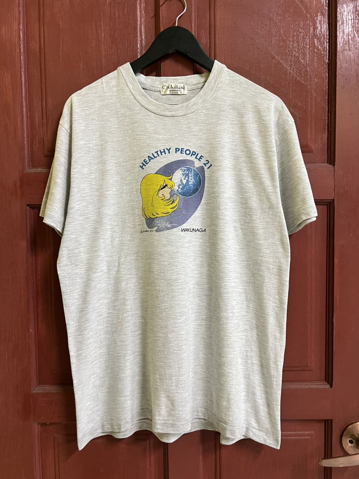 Japanese Brand Vintage anime wakunaga (healthy peaple 21) Size US L / EU 52-54 / 3 - 1 Thumbnail