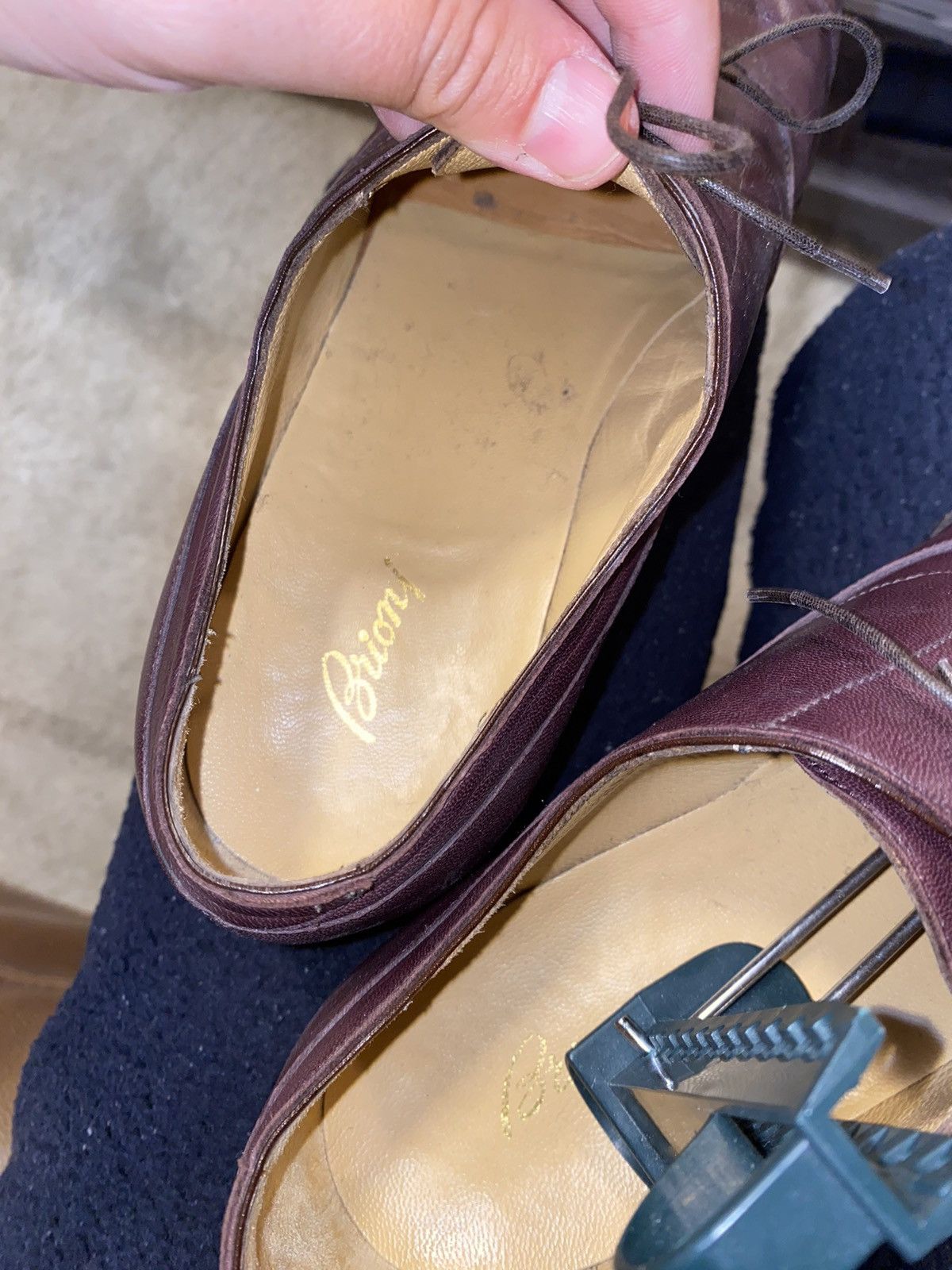 Brioni Brioni Wine Dress Shoes Size US 9.5 / EU 42-43 - 6 Thumbnail