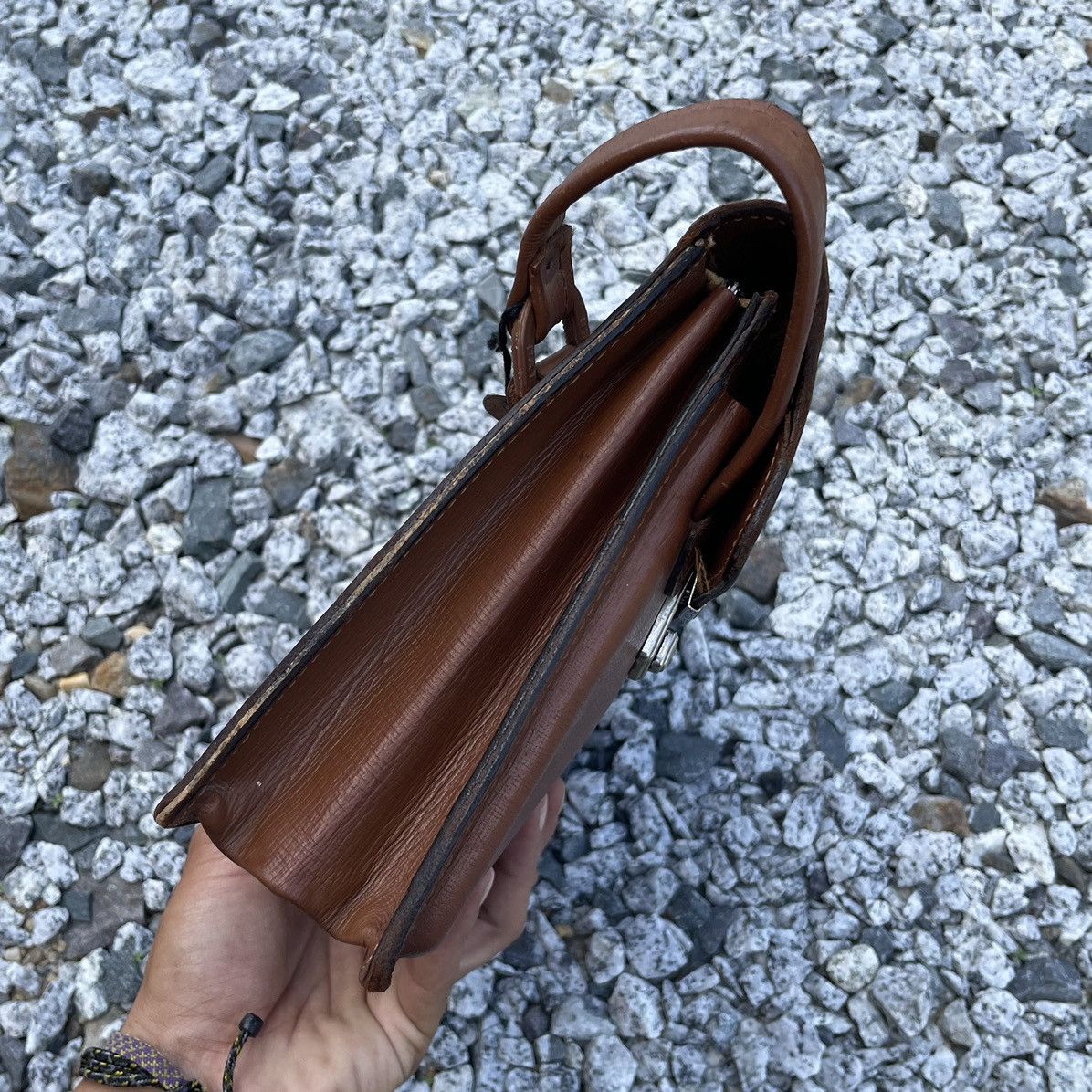 Vintage Vintage Full Leather Clutch Size ONE SIZE - 6 Thumbnail
