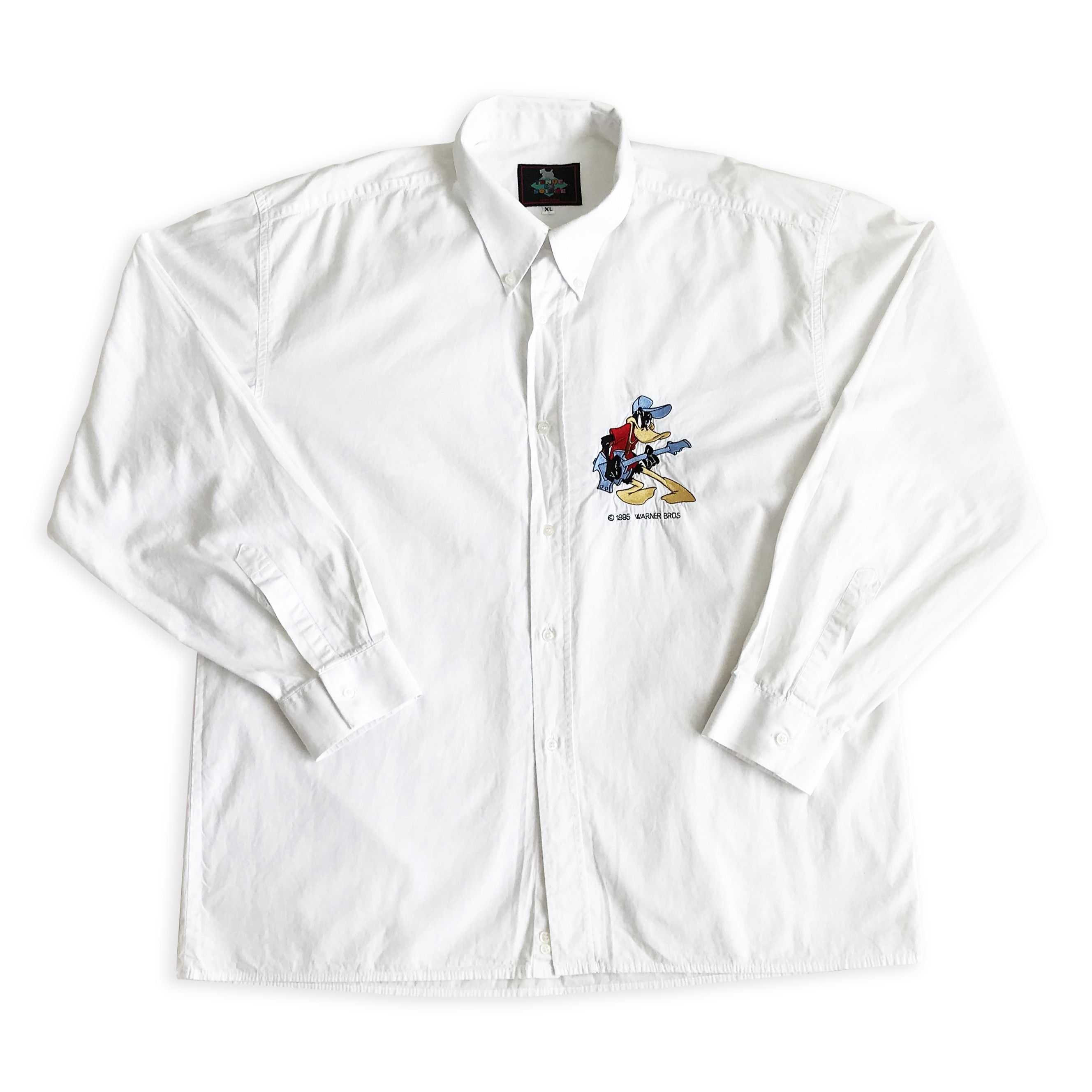 Vintage Vintage 1995 DUFFY DUCK Button down shirt Long sleeve 90s XL Size US XL / EU 56 / 4 - 2 Thumbnail