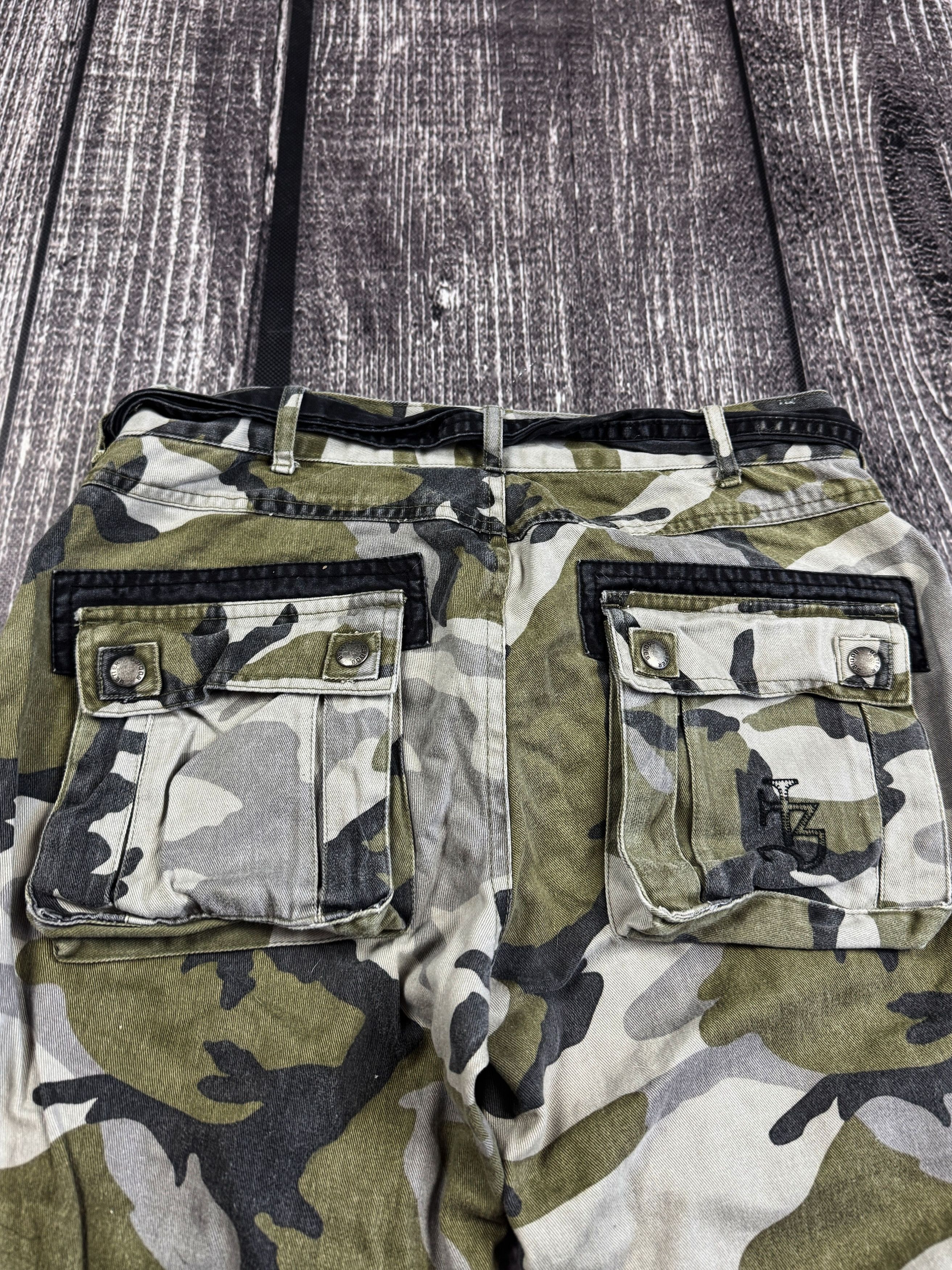 Vintage Vintage Rick Owens Junya Watanabe Style Military Jeans 90s Size US 30 / EU 46 - 9 Thumbnail