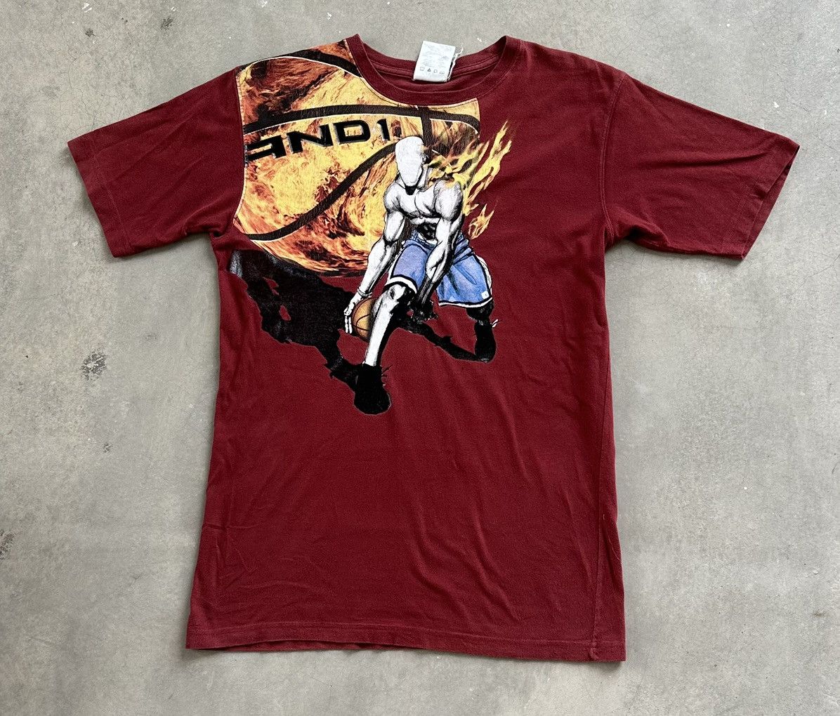 Vintage VINTAGE AND1 FLAME BASKETBALL TEE Size US M / EU 48-50 / 2 - 1 Thumbnail
