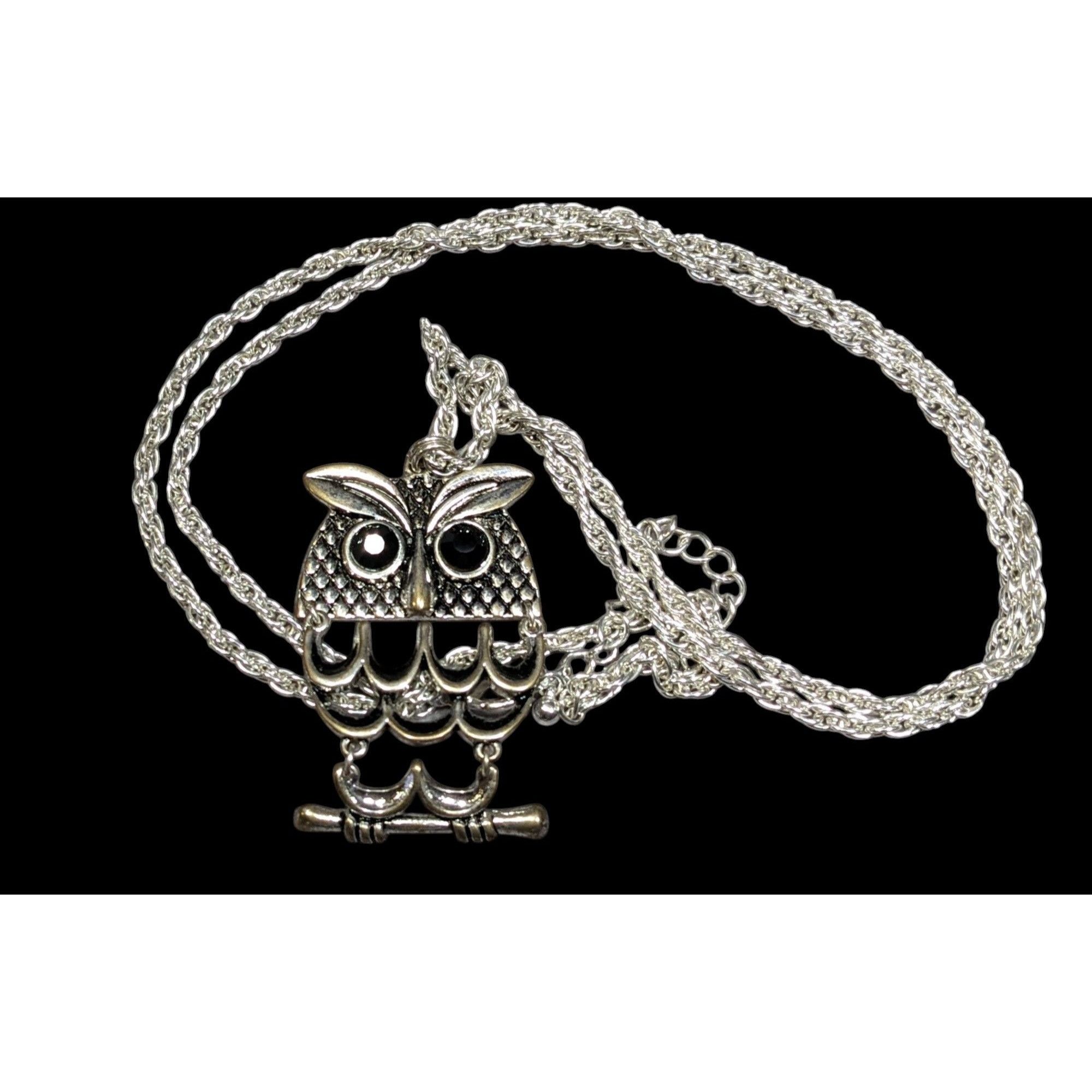 Other Nature Themed Fairycore Articulated Owl Necklace Size ONE SIZE - 1 Thumbnail