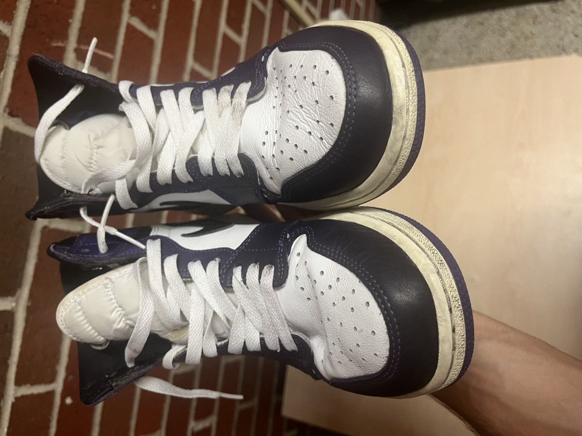 Nike Air Jordan 1 Retro High OG 'Court Purple 2.0' Size US 9 / EU 42 - 8 Thumbnail