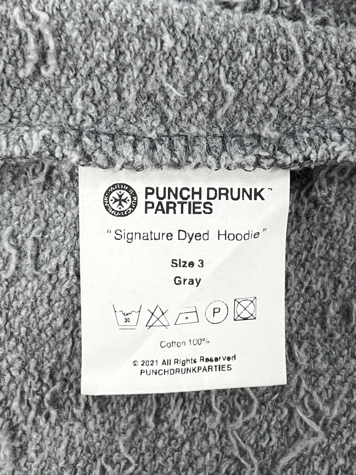 Japanese Brand Punch Drunk Parties Signature Dyed Hoodie Size US L / EU 52-54 / 3 - 8 Thumbnail