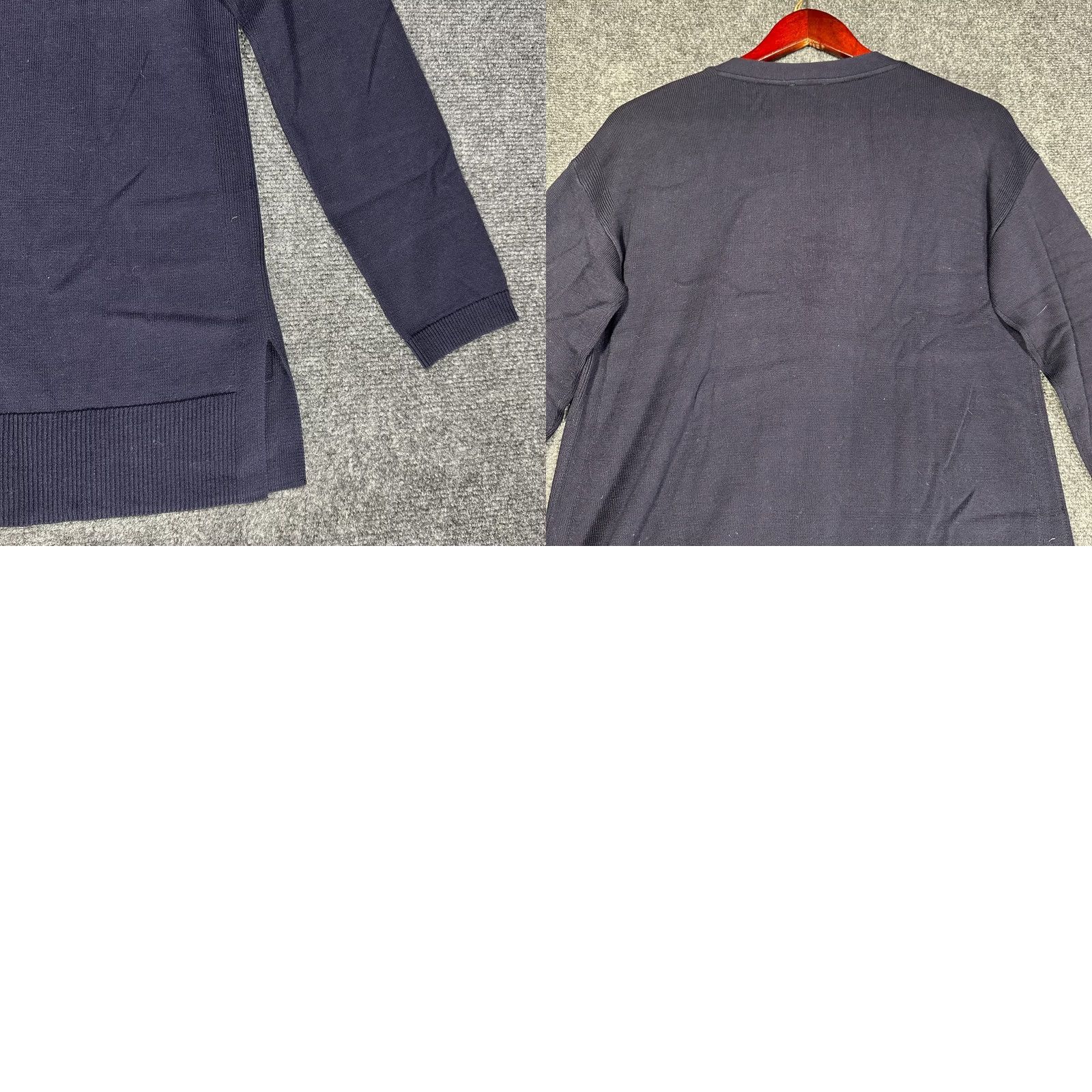 Talbots Talbots Cardigan Sweater Womens Small Navy Blue Cotton Blend Button Front V Neck Size S / US 4 / IT 40 - 8 Thumbnail