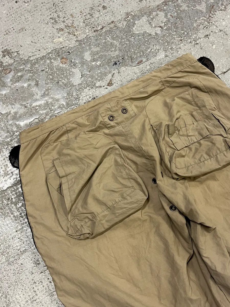 Designer × Dsquared2 × Vintage 2000s Dsquared2 Full Zip Cargo Beige Pants Size US 31 - 9 Thumbnail