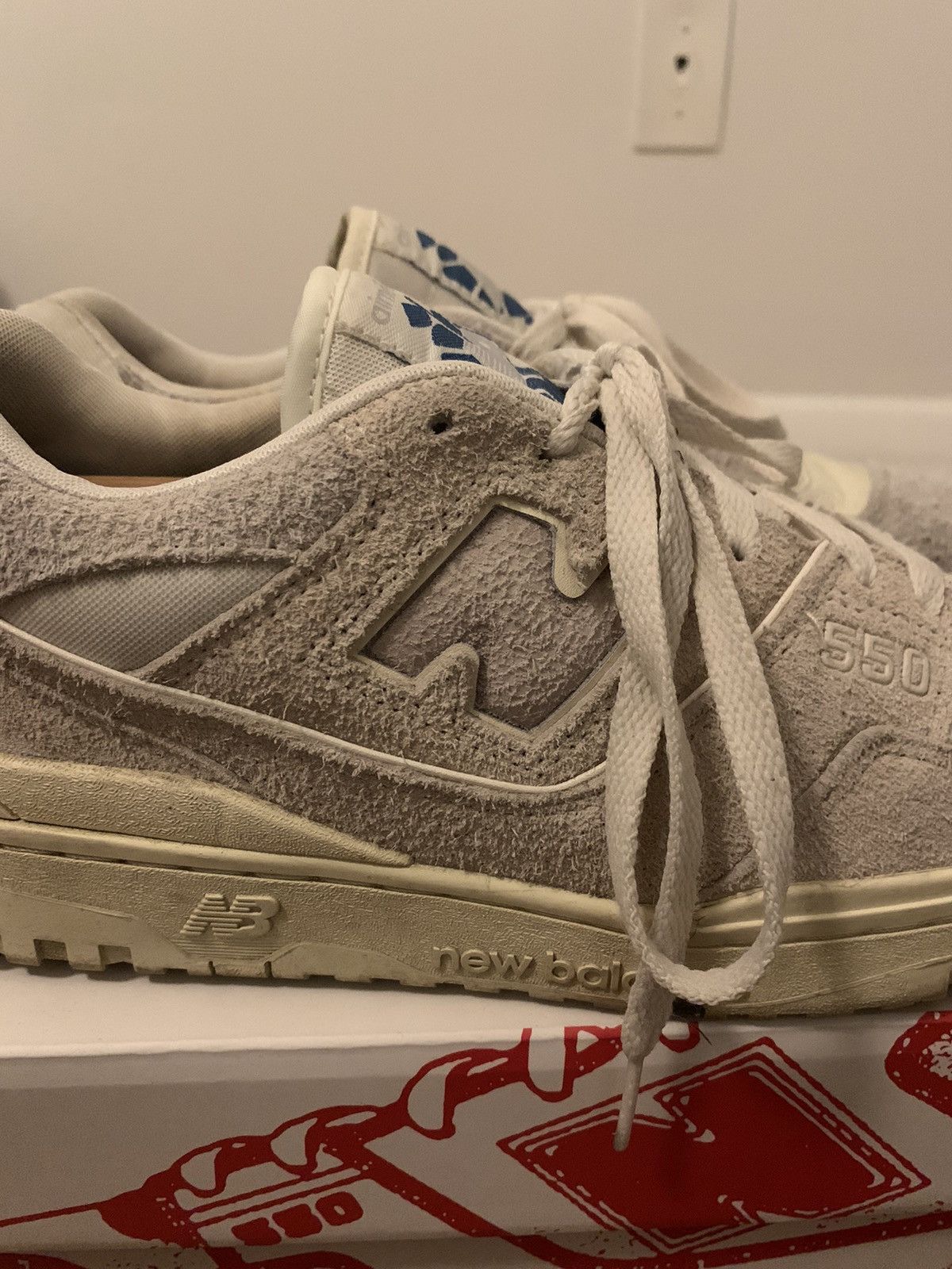 Aime Leon Dore × New Balance ALD / NB P550 Basketball Oxfords Size US 9.5 / EU 42-43 - 8 Thumbnail