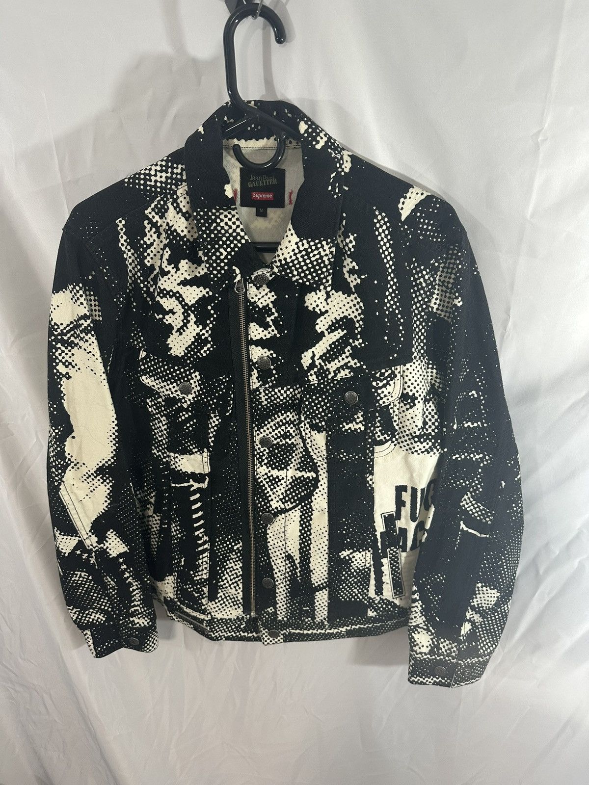 Jean Paul Gaultier × Supreme Supreme x Jean Paul Gaultier Denim Rasicm Jacket Size US M / EU 48-50 / 2 - 2 Thumbnail