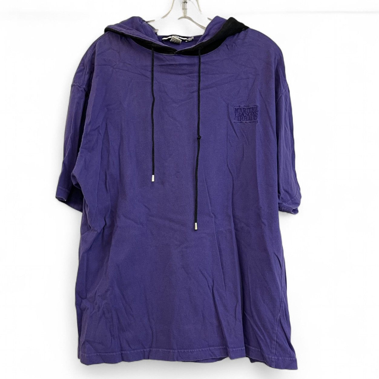 Marithe + Francois Girbaud Rare y2k Vintage Marithé François Girbaud Hooded T-Shirt L Size US L / EU 52-54 / 3 - 1 Thumbnail