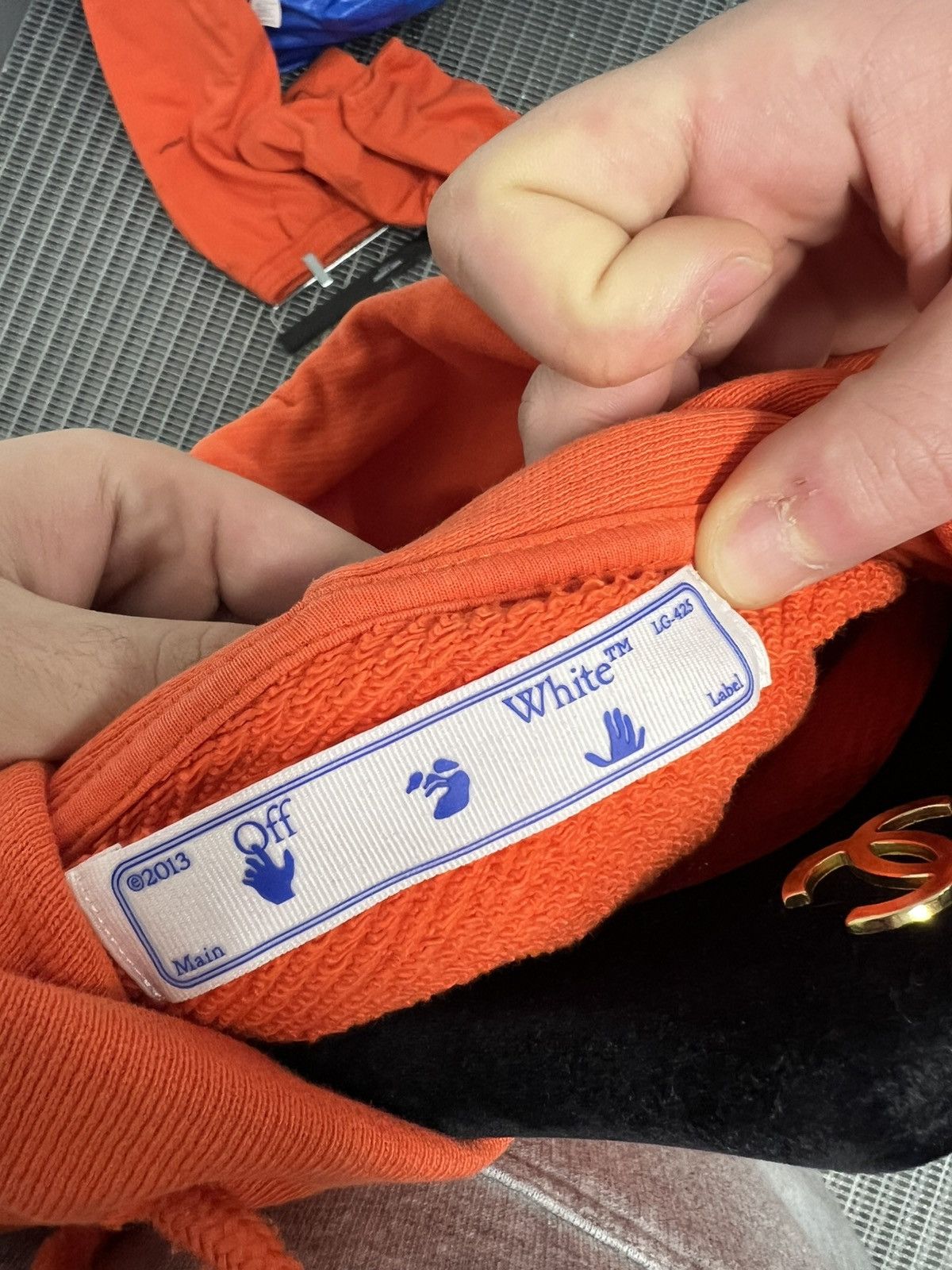 Off-White Off white orange hoodie Size US XS / EU 42 / 0 - 4 Thumbnail