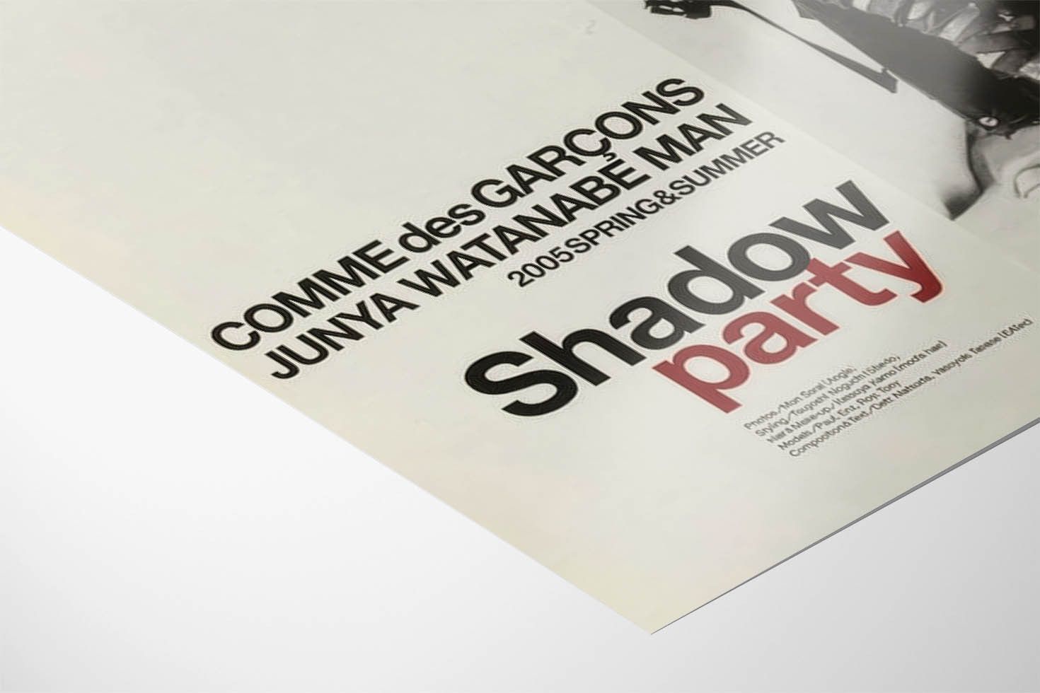 Comme des Garcons Comme Des Garcons Poster Print Gift Vintage Archive Size ONE SIZE - 2 Thumbnail