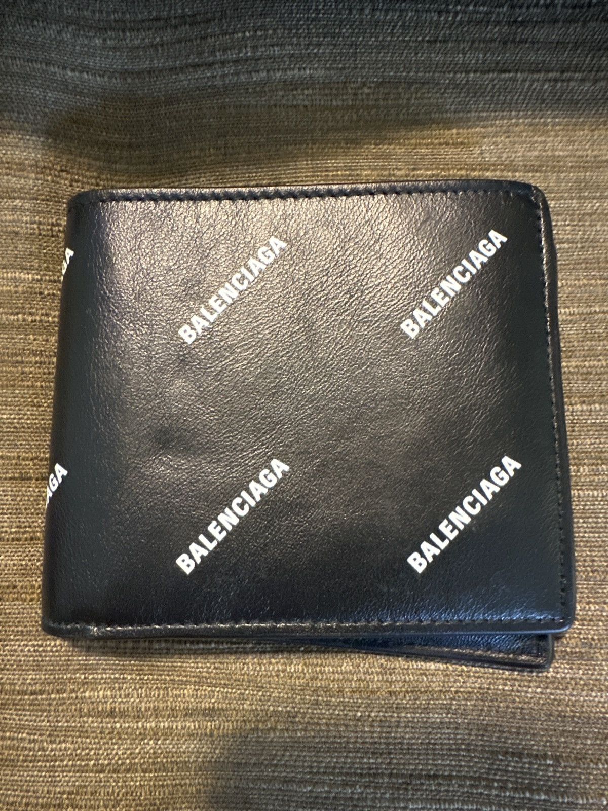 Balenciaga Balenciaga Black All Over Logo Wallet Size ONE SIZE - 1 Thumbnail
