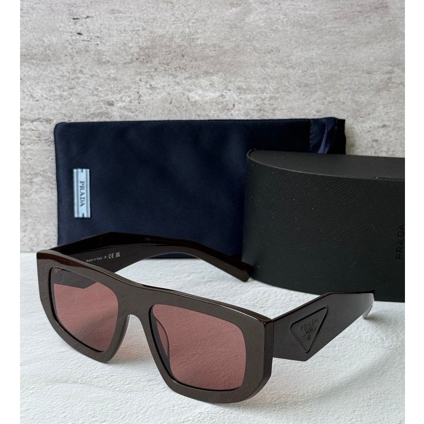 NEW Prada PR D04SU Sunglasses in Burgundy Red $497 Sunglasses Prada PR D04SU - Mia Burton main image 4
