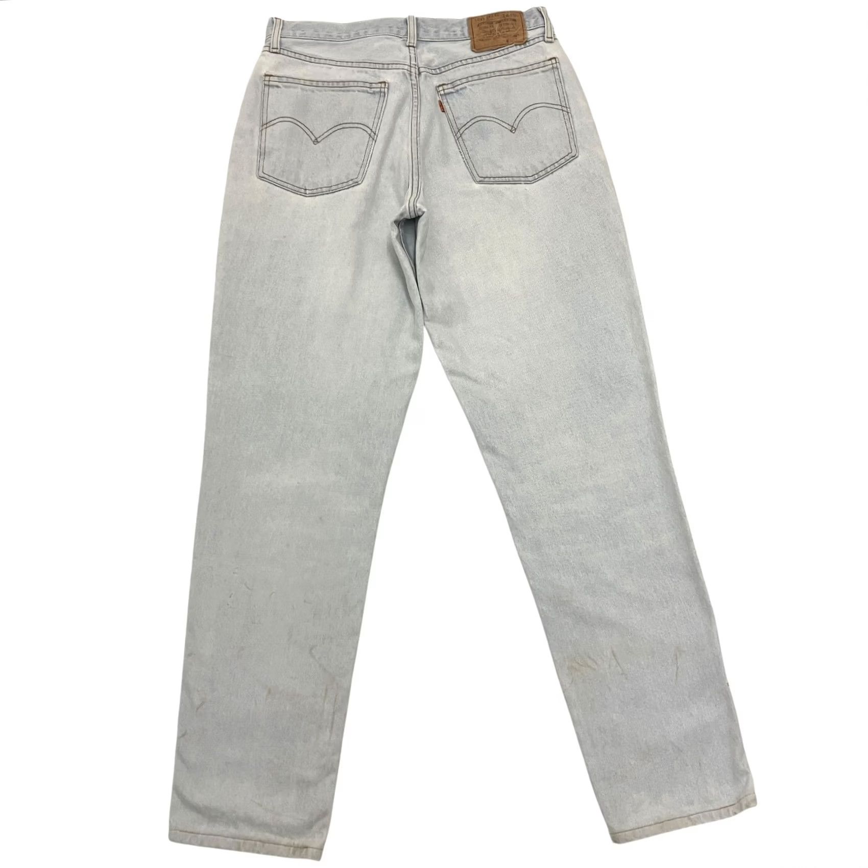 Levi's VINTAGE Levi’s 412 Jeans Mens 32W 32L Blue Tapered Leg Made in Italy Orange Tab 90s Size US 32 / EU 48 - 5 Thumbnail