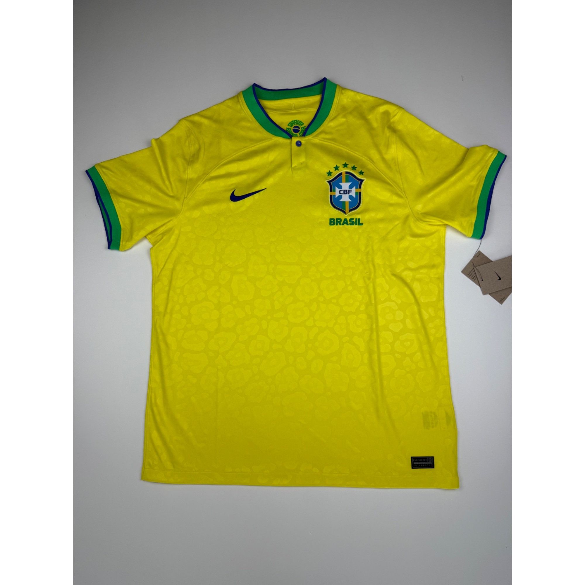 Nike Size Large - Nike Brazil 2022/23 Home Nike Vapor Match Socce Size US L / EU 52-54 / 3 - 1 Thumbnail