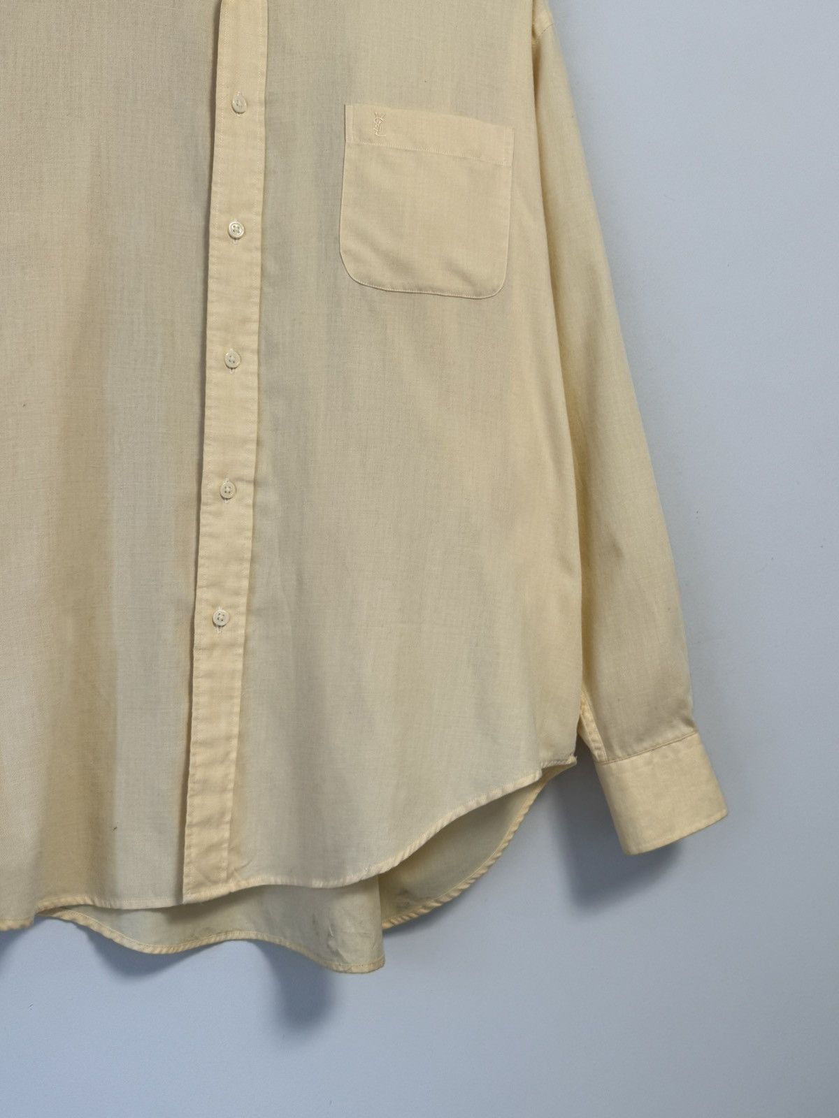 Yves Saint Laurent Yves Saint Laurent Button Up Shirt YSL Luxury Size US XL / EU 56 / 4 - 3 Thumbnail