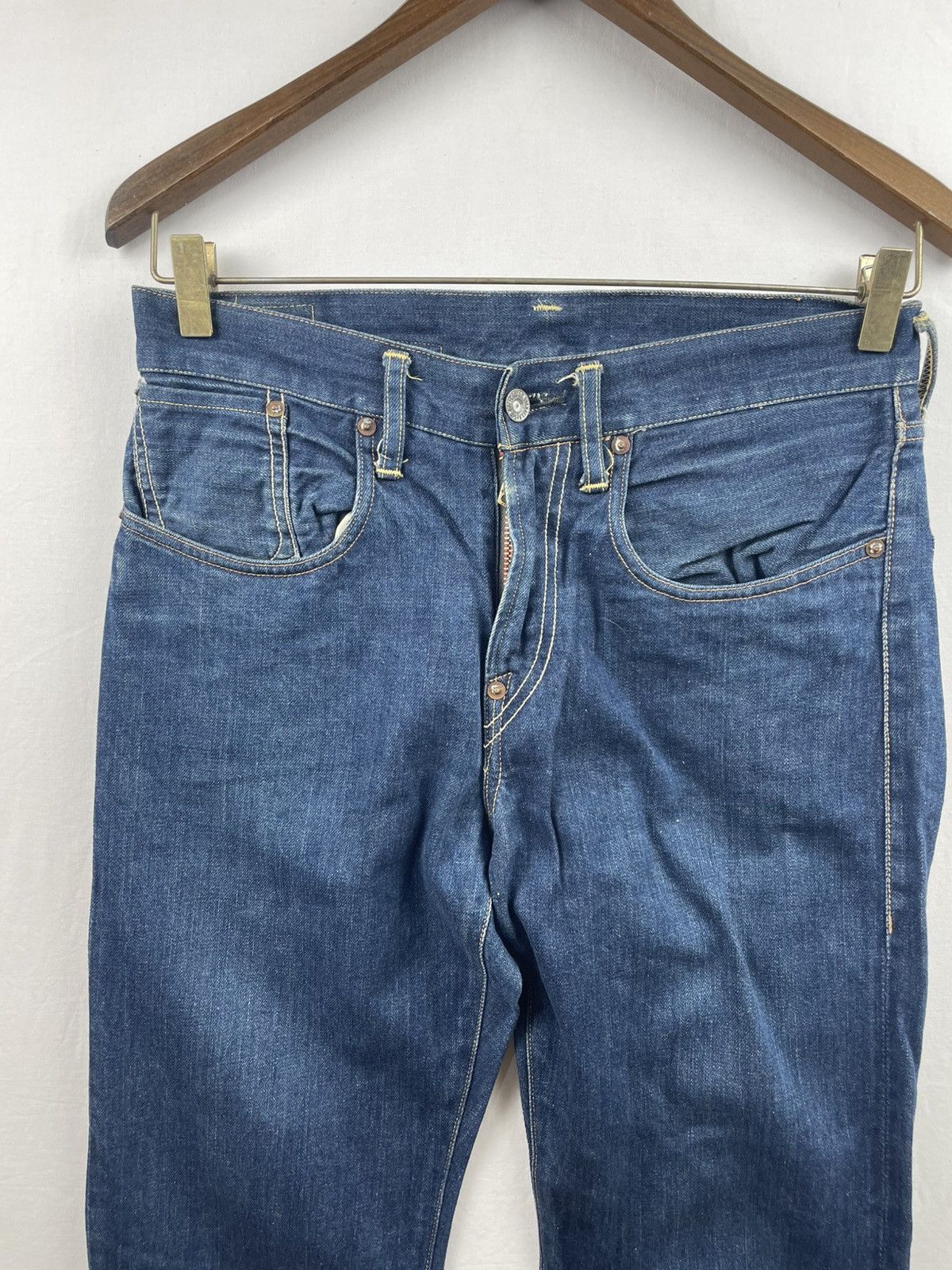 Japanese Brand Vintage Canton Overalls Denim Jeans Mase in Japan Size US 31 - 4 Thumbnail