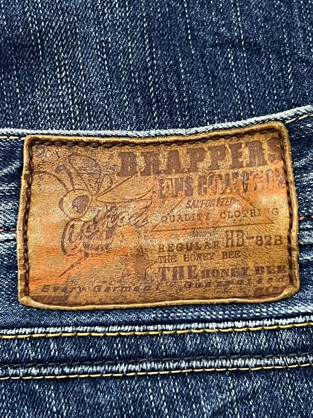 Japanese Brand Bootcut Lady Vintage Brapper’s The Honey Bee Japan Size 33" - 11 Thumbnail
