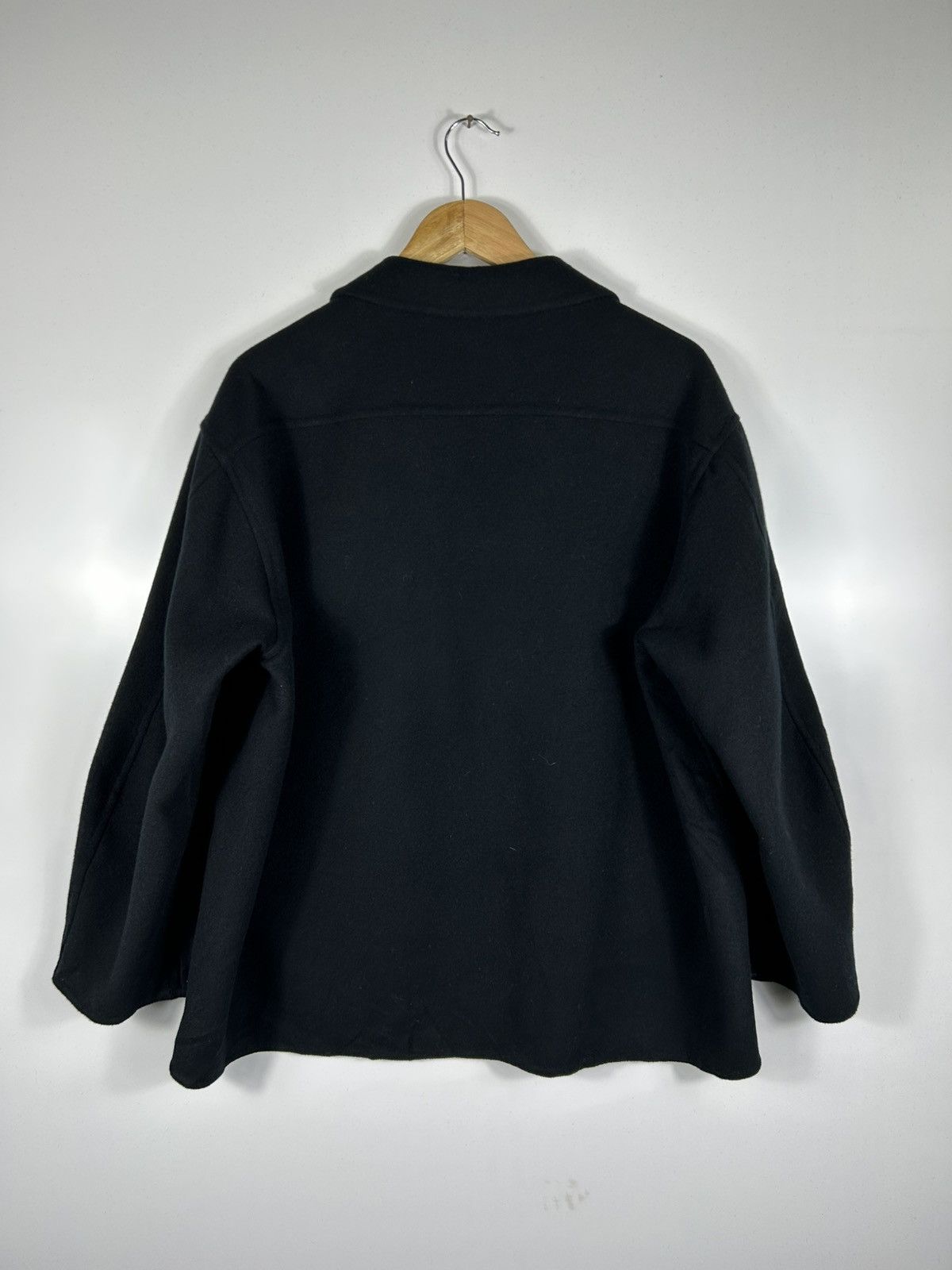 Jil Sander × Uniqlo 🔥Jil Sander Uniqlo Wool Cropped Coat Jacket Size US L / EU 52-54 / 3 - 12 Thumbnail