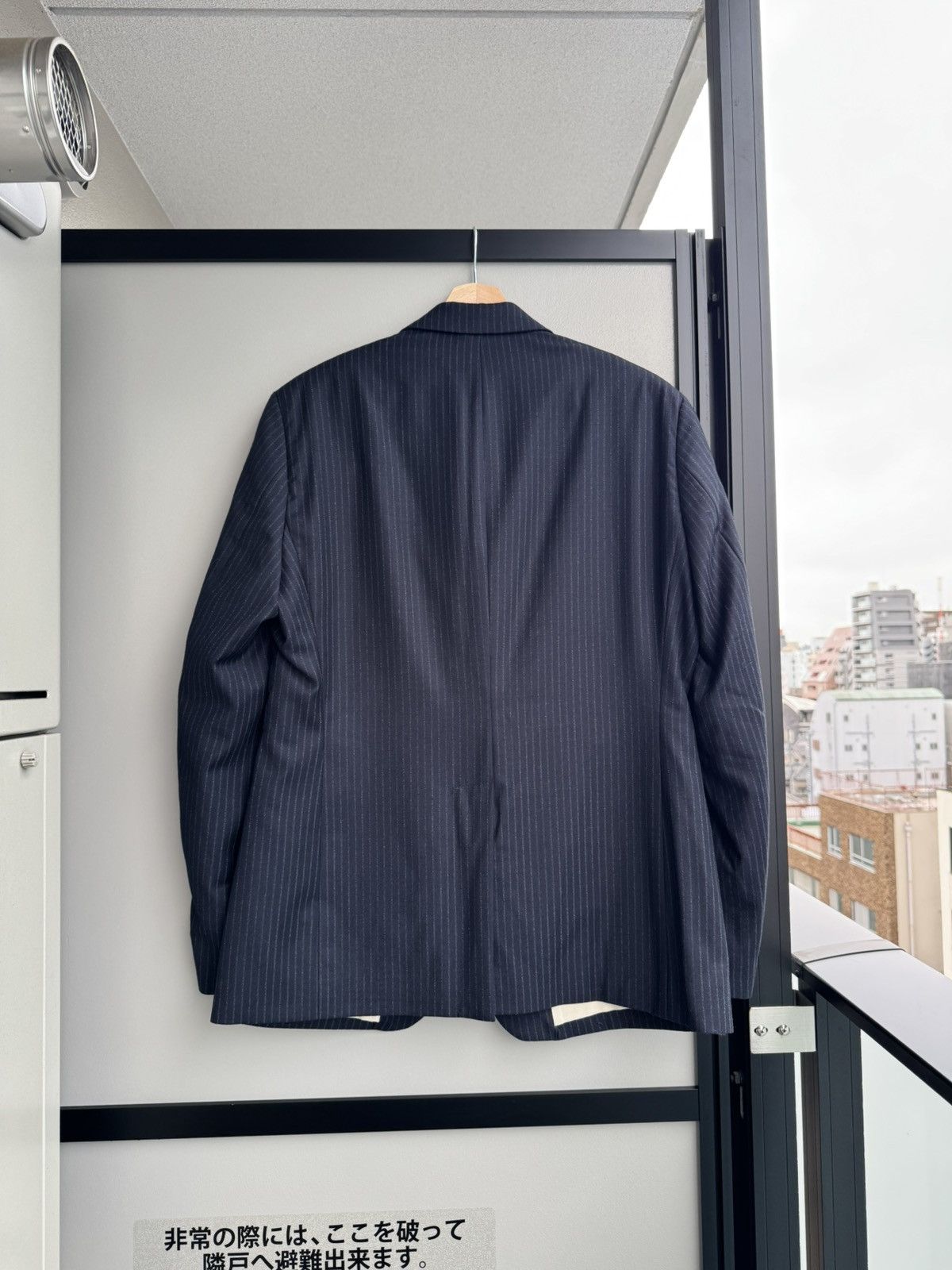 Raf Simons RAF SIMONS Pinstripe Blazer - 20SS Size 50R - 6 Thumbnail