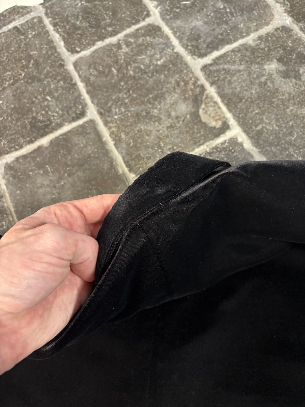 Emporio Armani F/W 2000 Emporio Armani Blazer Velvet Tuxedo Jacket Vintage Size 52R - 11 Thumbnail