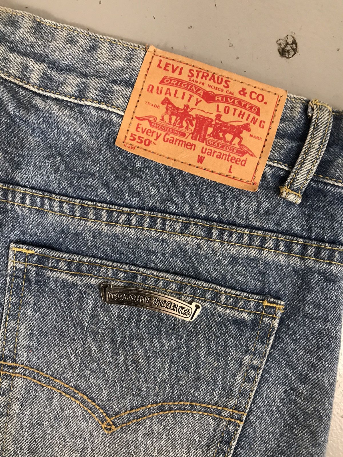 Vintage Rare vintage ch inspired patch denim pant Size US 34 / EU 50 - 12 Thumbnail