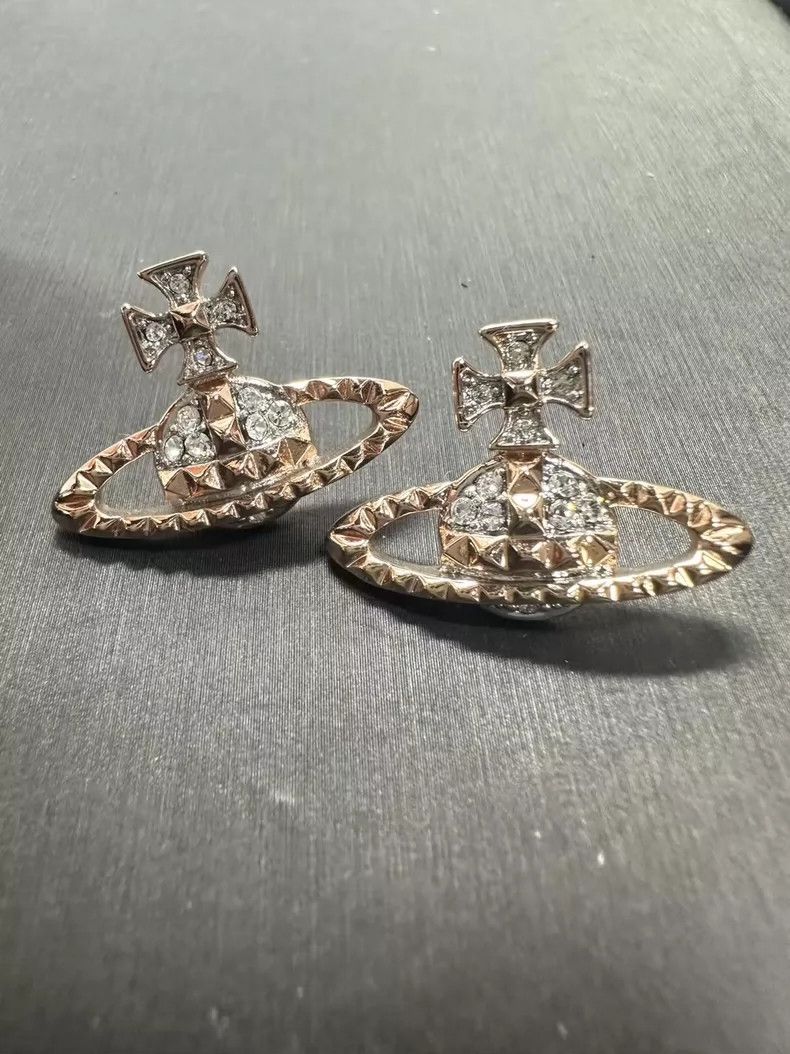 Vivienne Westwood Vivienne Westwood Saturn Mayfair earrings Size ONE SIZE - 1 Thumbnail