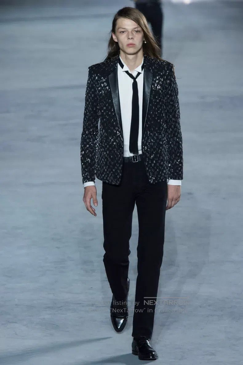 Saint Laurent Paris Saint Laurent Paris size 70 Distressed Double-stitch Square Size ONE SIZE - 8 Thumbnail