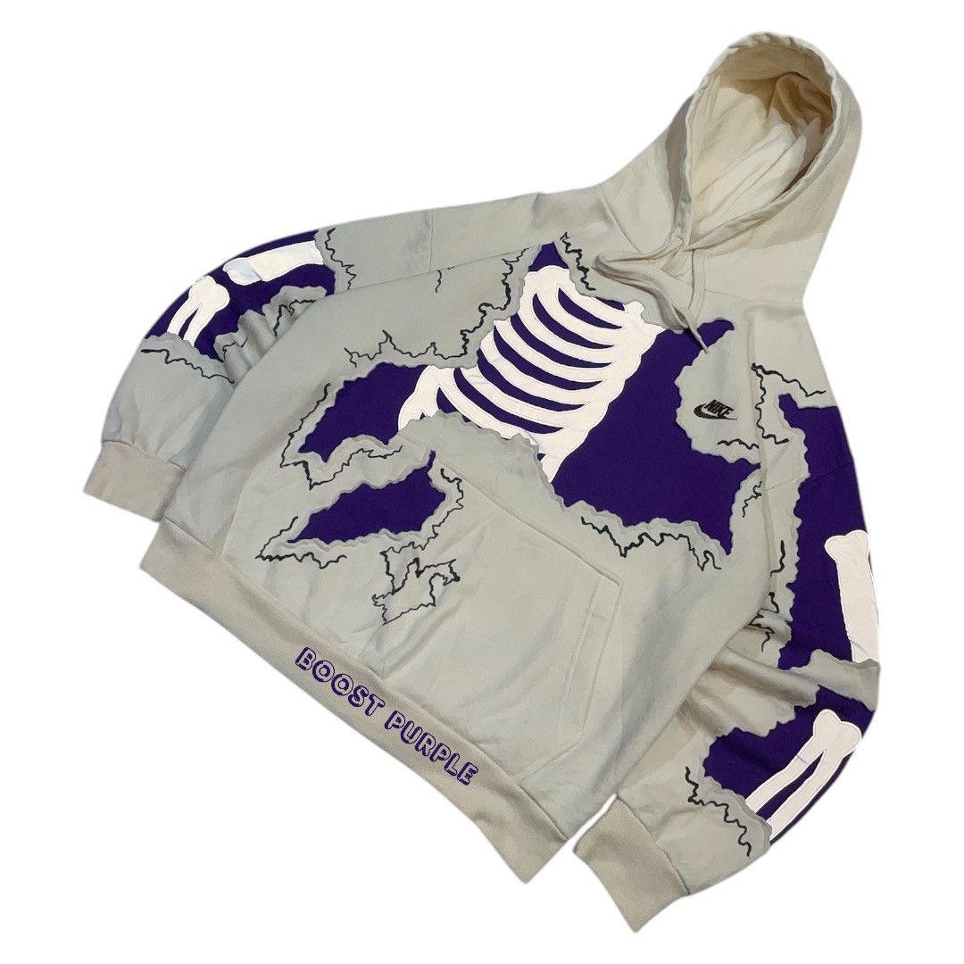Nike × Vintage Reworked Hoodie Skeleton Size US L / EU 52-54 / 3 - 6 Thumbnail