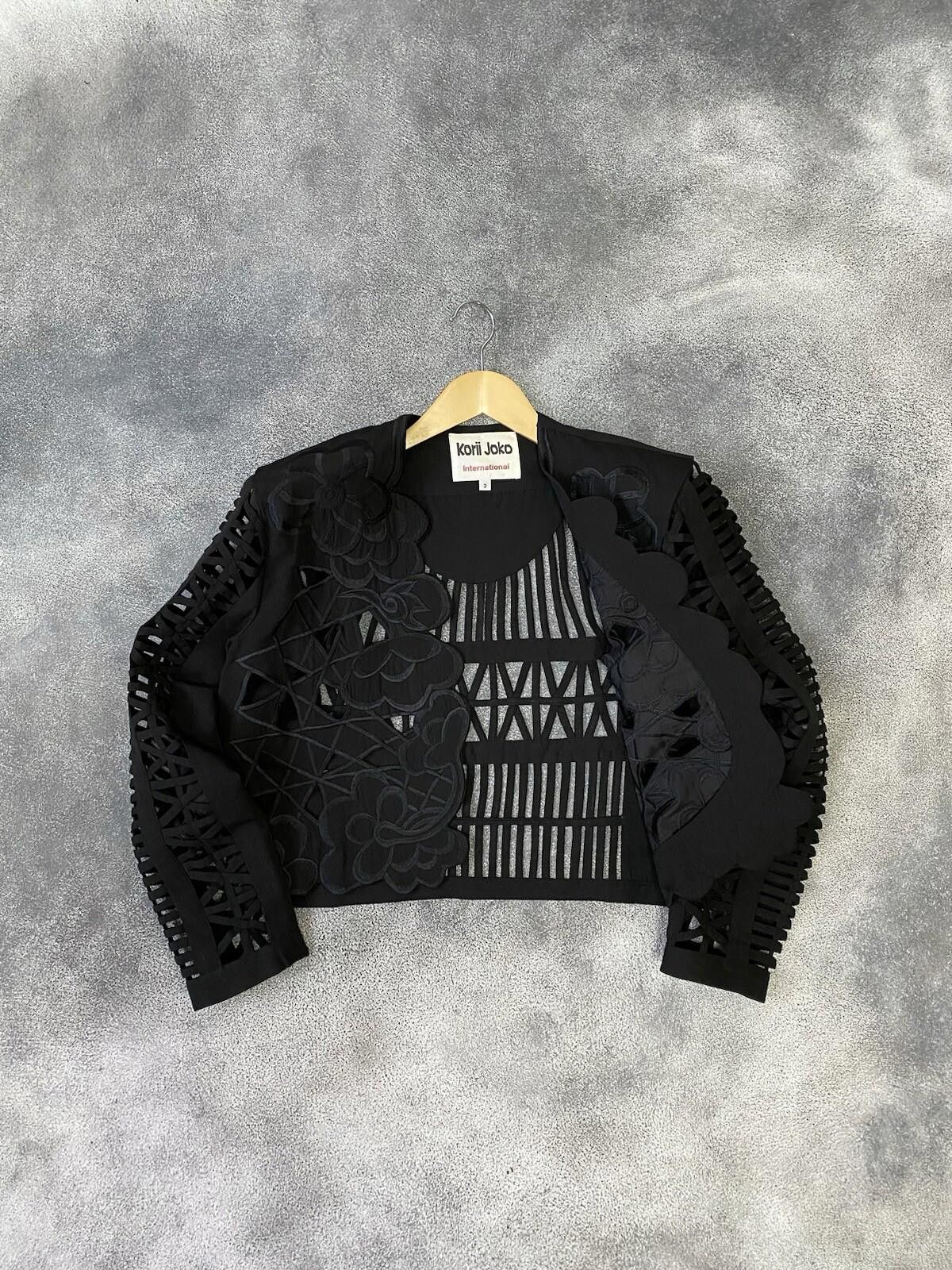 Other Korii Joko International Floral Embroidery Cropped Jacket Size M / US 6-8 / IT 42-44 - 5 Thumbnail