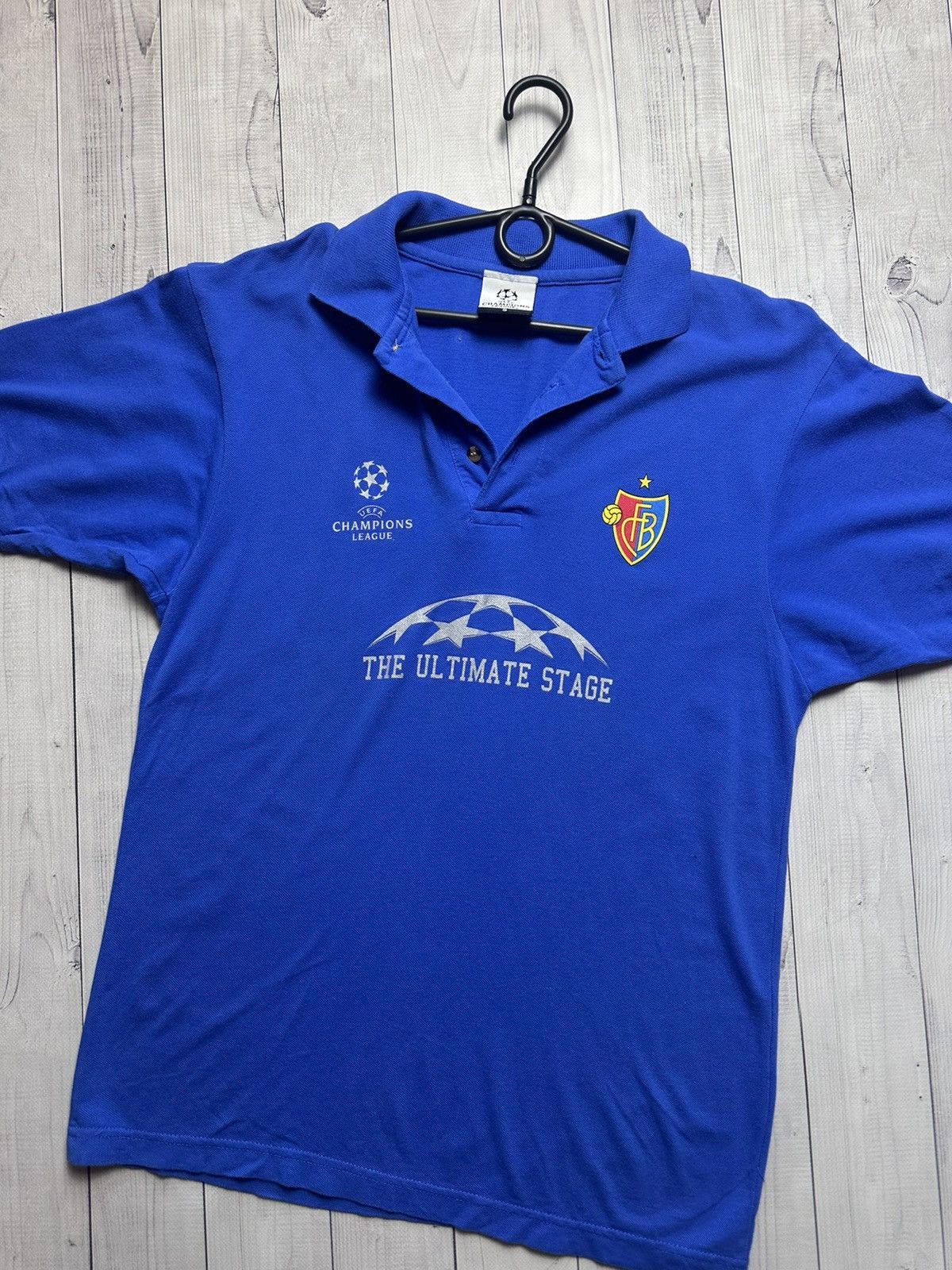 Vintage Vintage Basel soccer polo size S Champions League rare Size US S / EU 44-46 / 1 - 2 Thumbnail