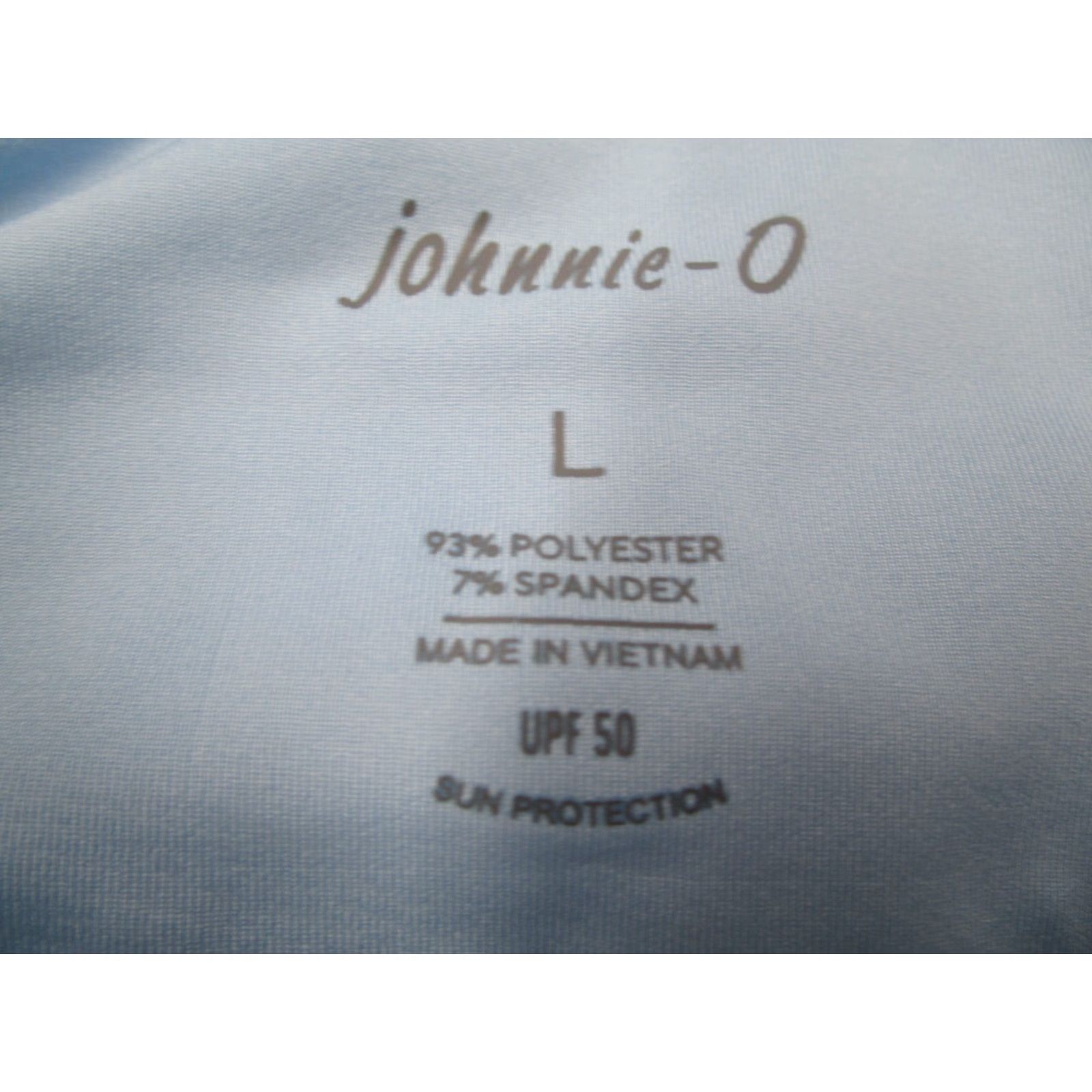 johnnie-O Johnnie O Polo Men Large White Striped Performance Golf UPF 50 Trophy 2023 Size US L / EU 52-54 / 3 - 3 Thumbnail