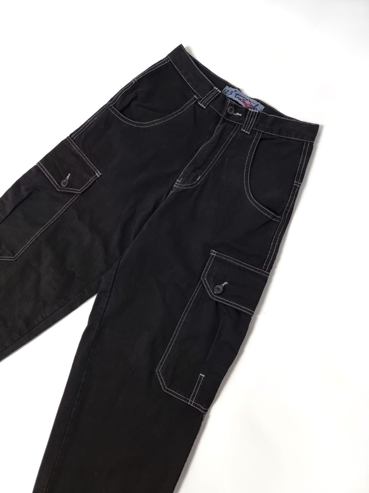 Vintage vintage triangle skate baggy jeans black XS mens womens Size US 29 - 11 Thumbnail